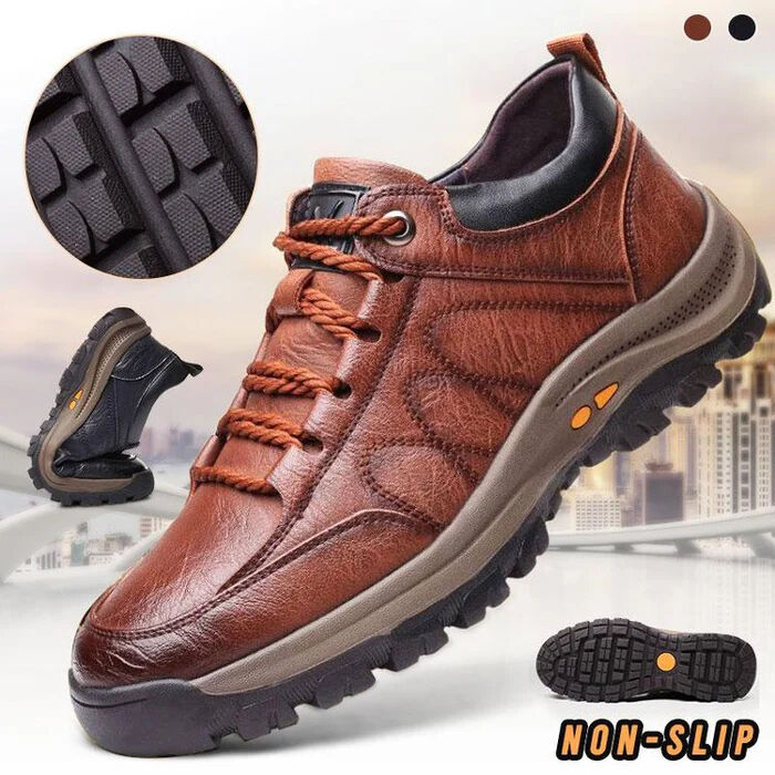 Men's Waterproof Comfy Arch Support Lightweight Orthopedic Walking Shoes