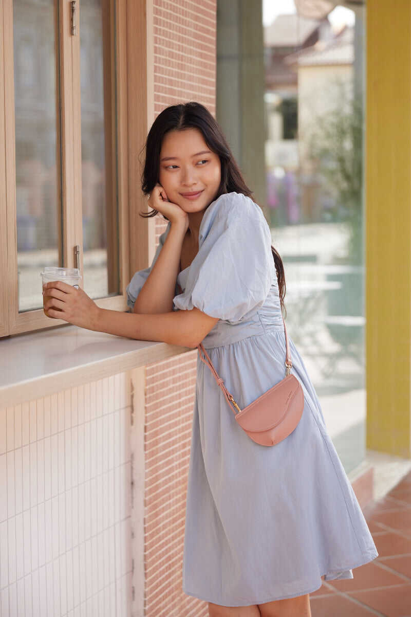 Clair Mini Wallet in Blush