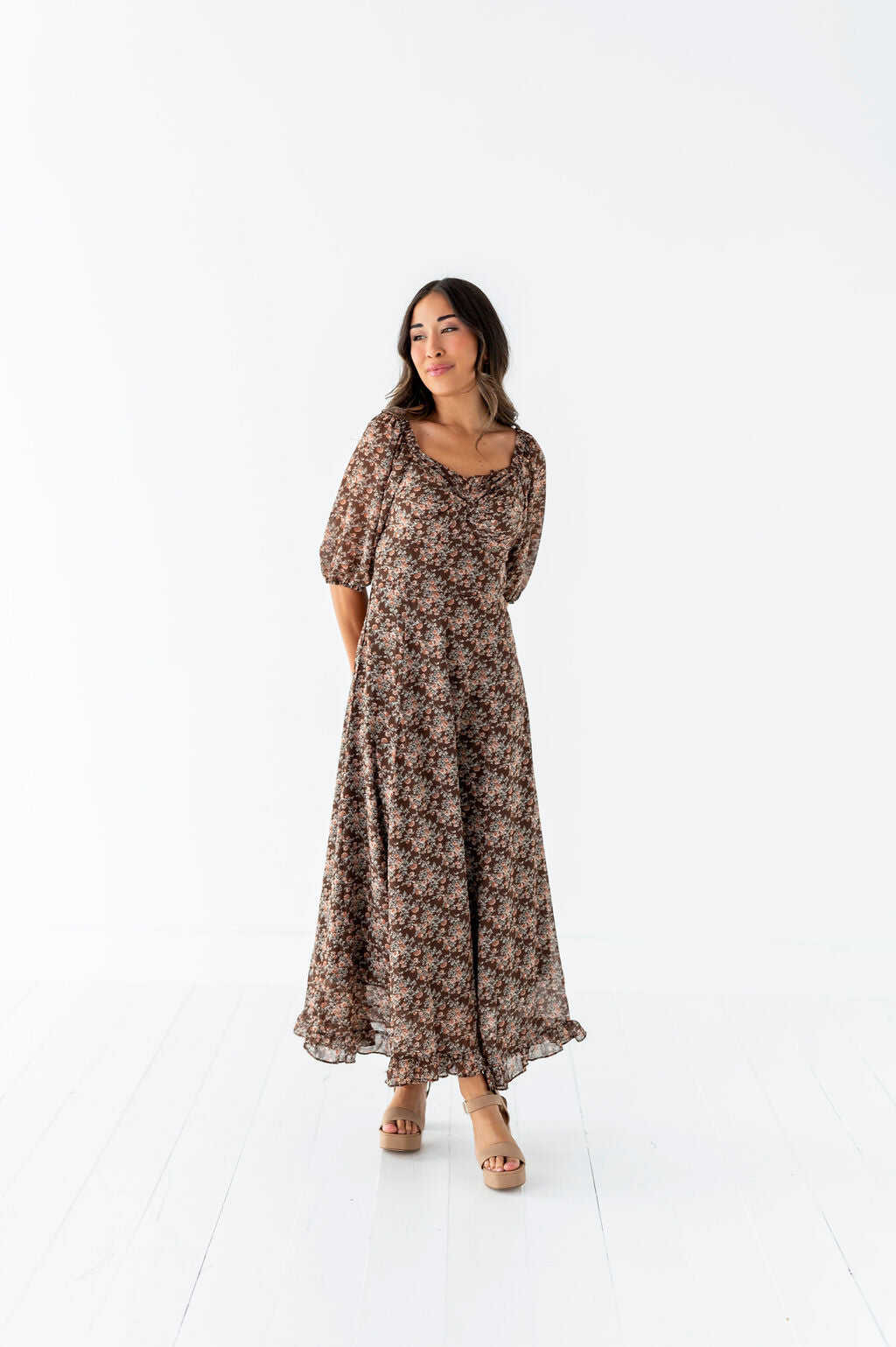 Larissa Floral Dress - Size Small, 2X, & 3X Left