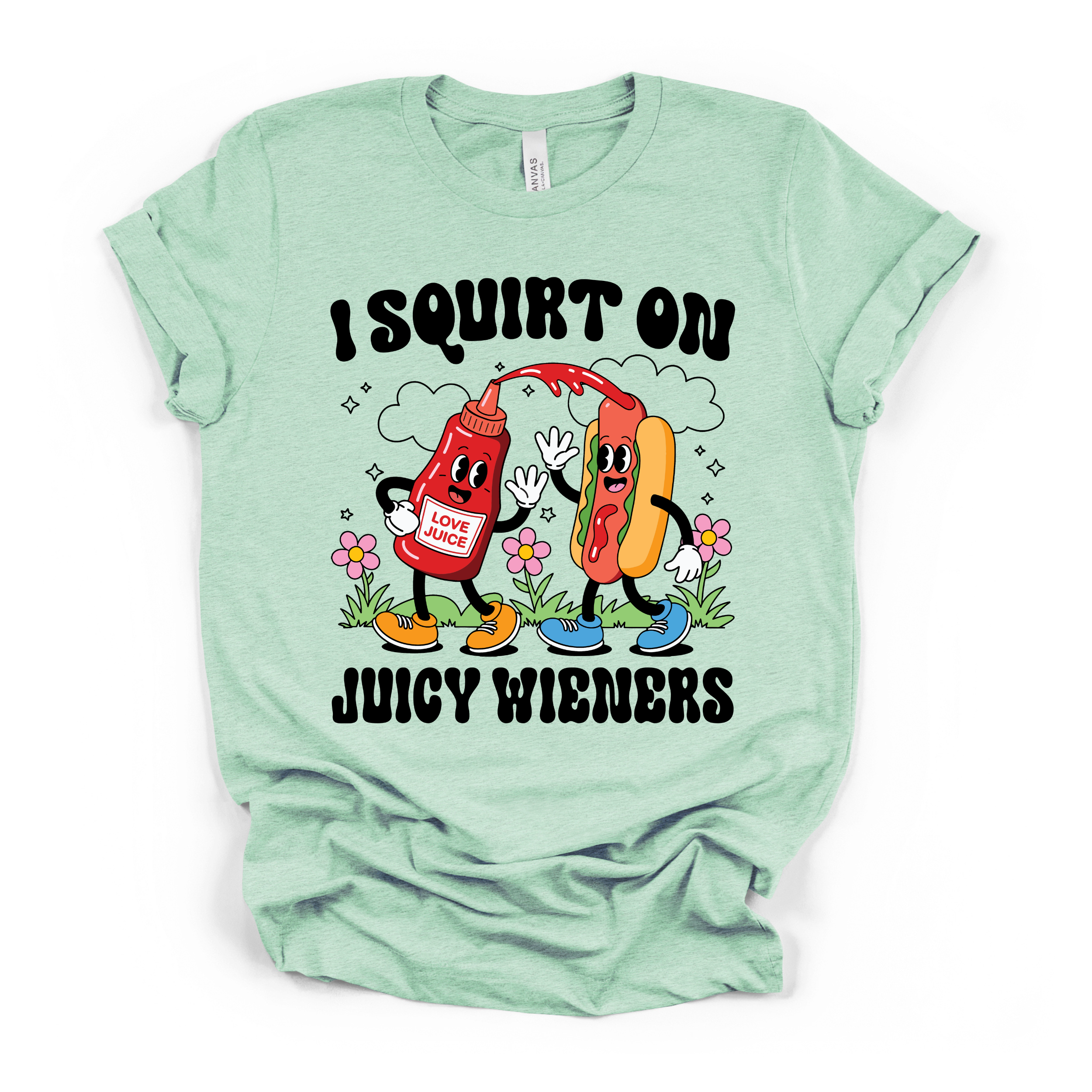 I Squirt On Juicy Wieners Women's Humor T Shirt