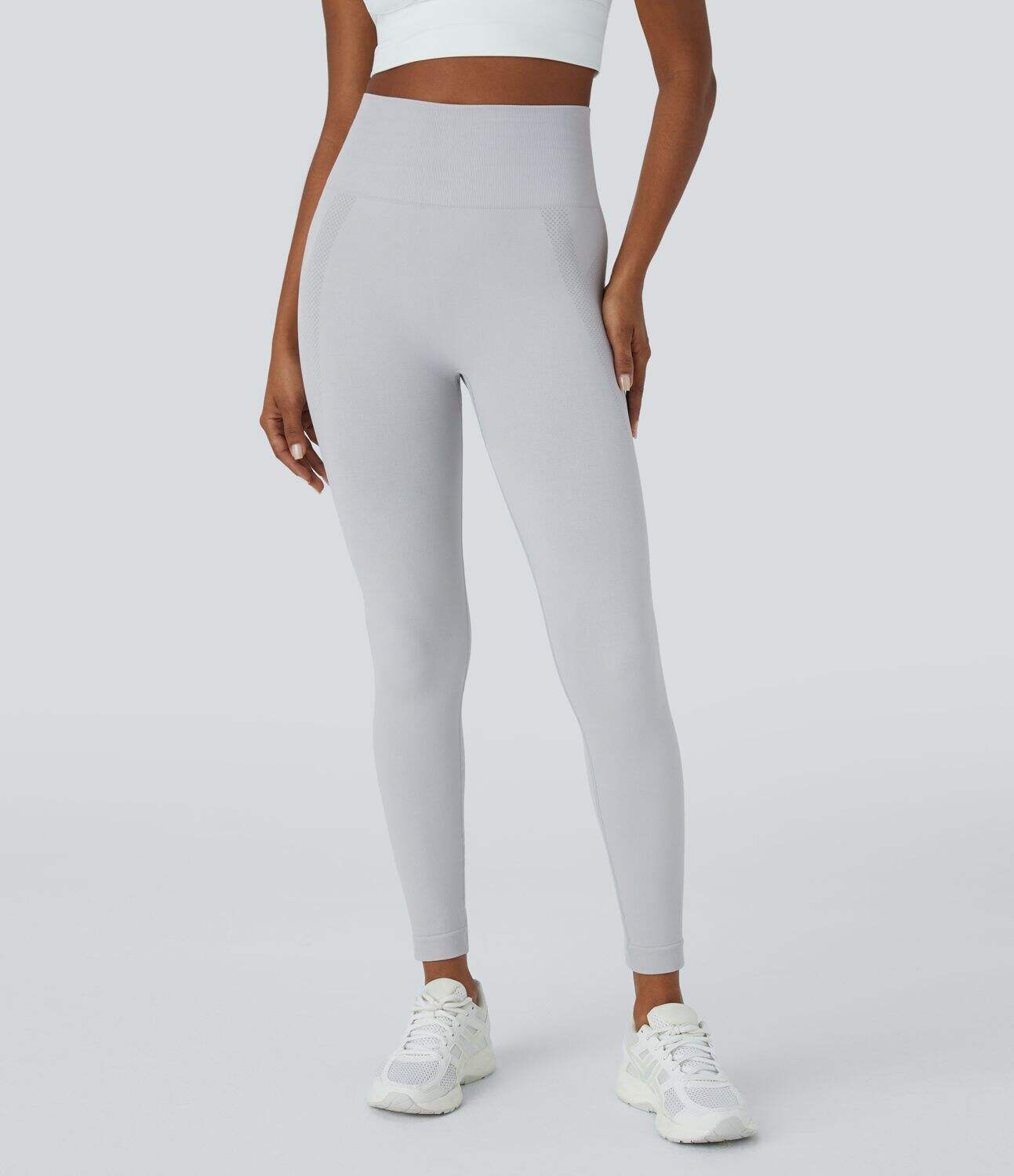 Seamless Flow High Waisted Ruched 7/8 Yoga Leggings