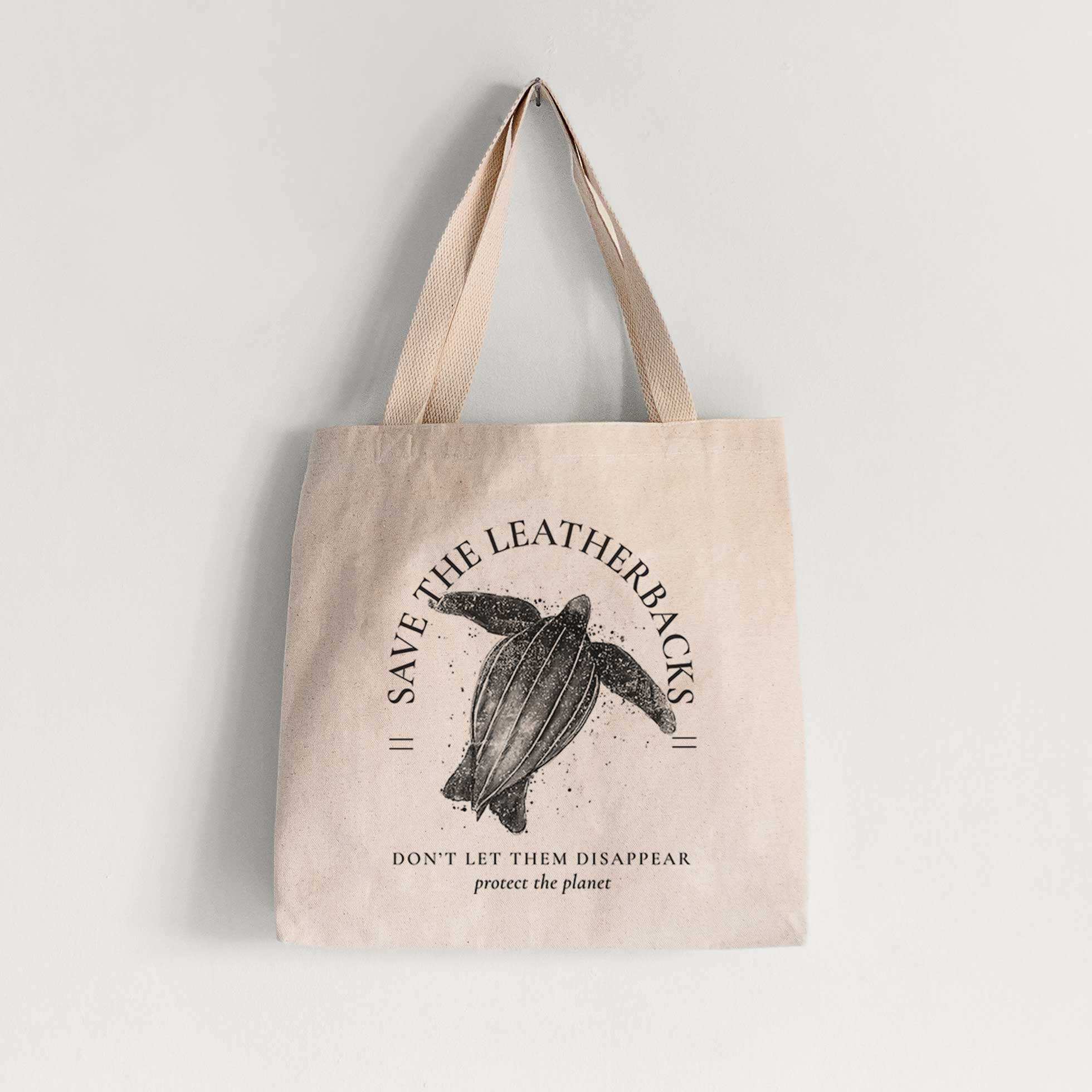 Save the Leatherbacks - Don't Let Them Disappear - Tote Bag