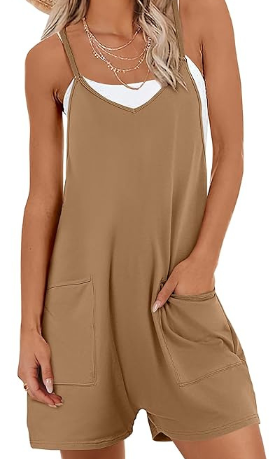 Loose Fit Sleeveless Jumpsuit For Casual Summer And Travel Days