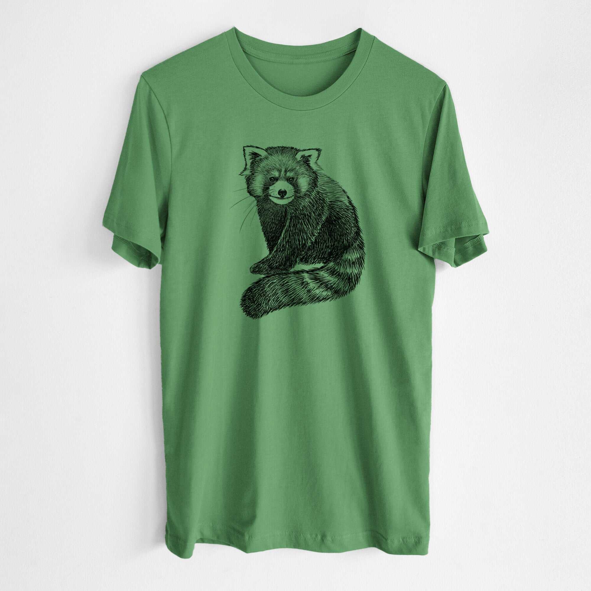 Red Panda - Ailurus fulgens styani - Lightweight 100% Cotton Unisex Crewneck