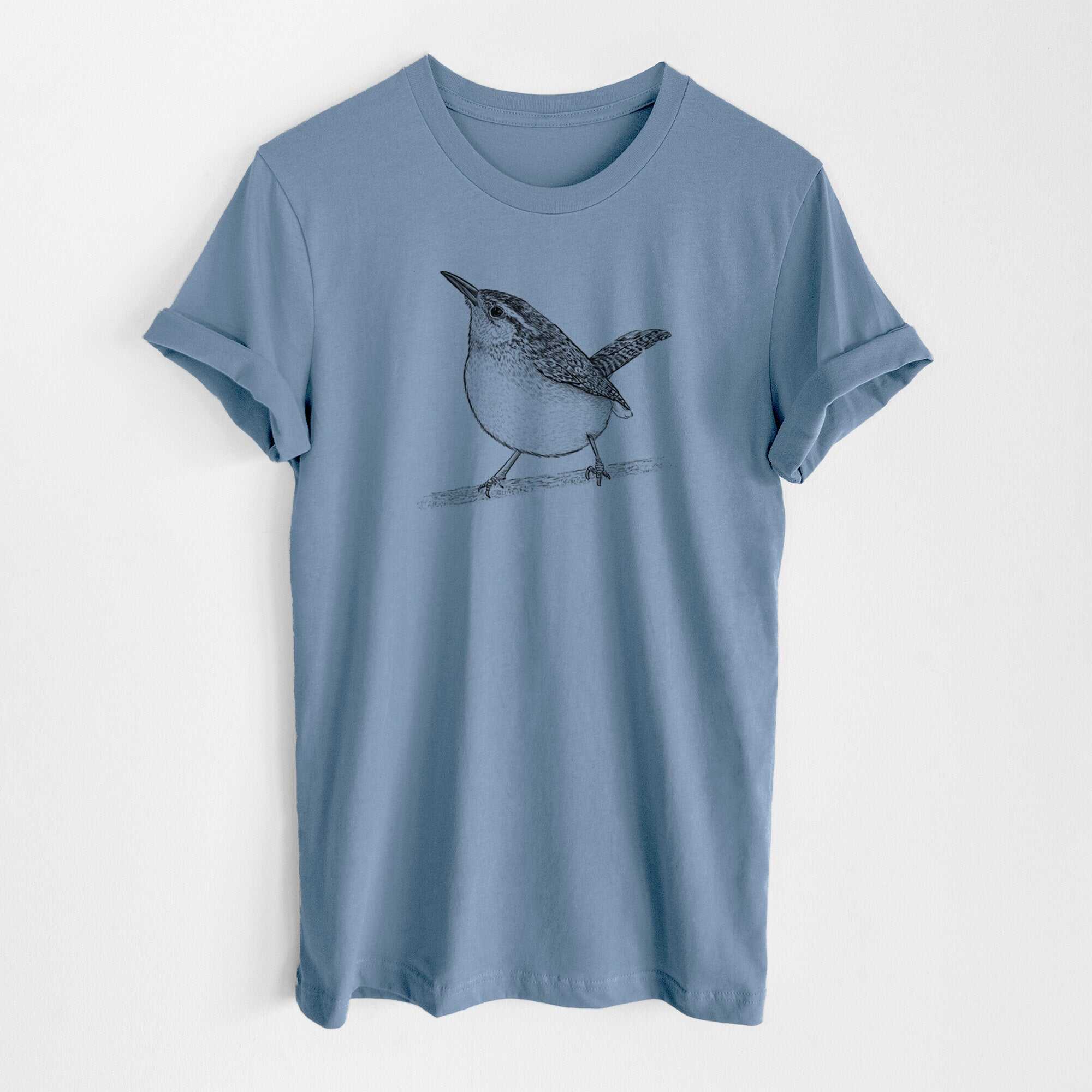 Carolina Wren - Thryothorus ludovicianus - Lightweight 100% Cotton Unisex Crewneck