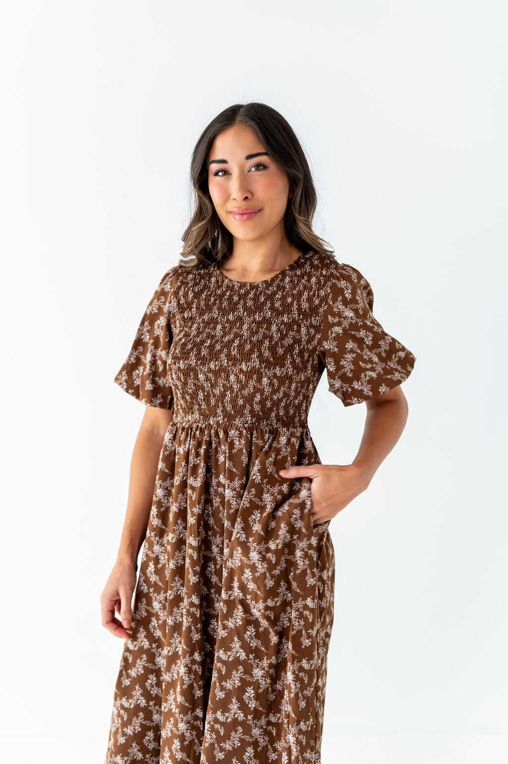 Mallory Smocked Dress - Size Small, 2X, & 3X Left