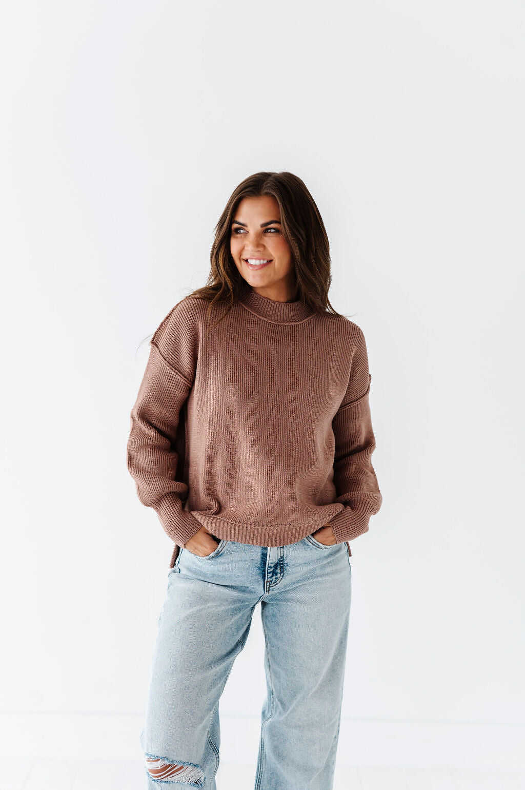 Tristan Drop Shoulder Sweater - Size 3X Left