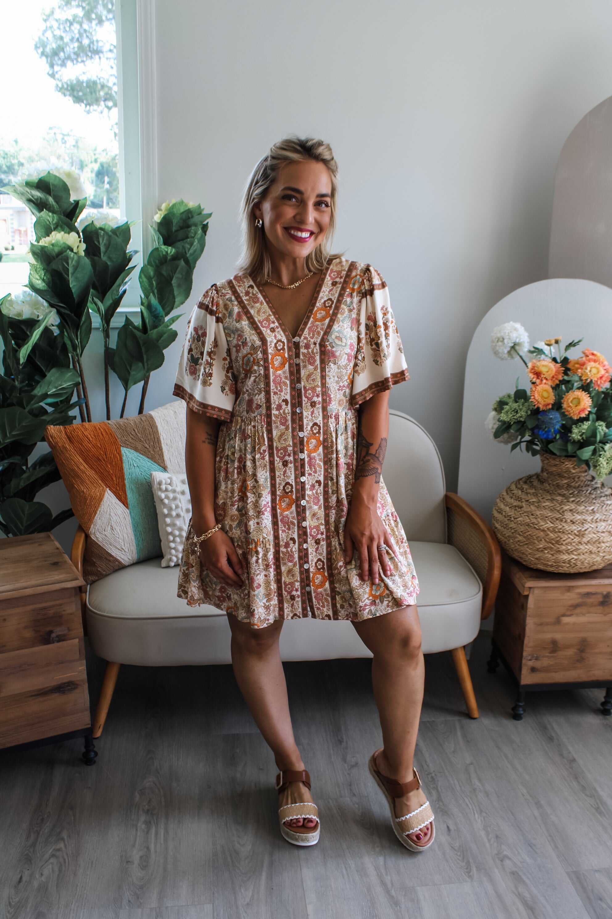 Dress The Part • Cream Floral