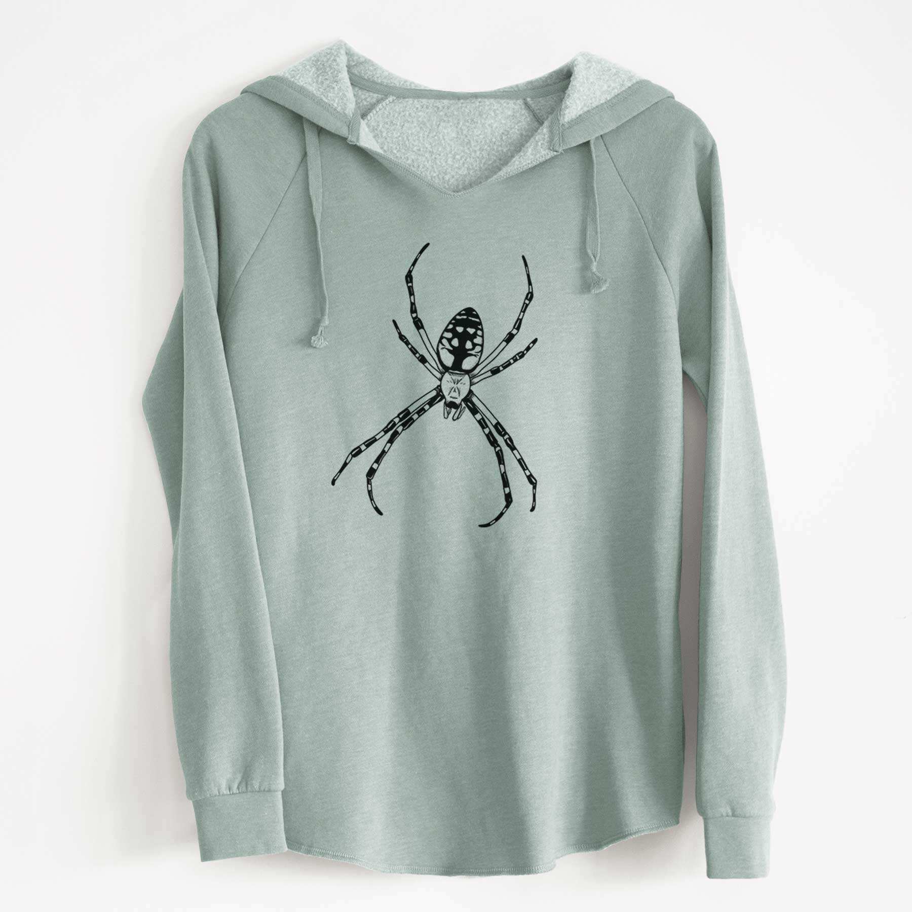 Argiope aurantia - Yellow Garden Spider - Cali Wave Hooded Sweatshirt