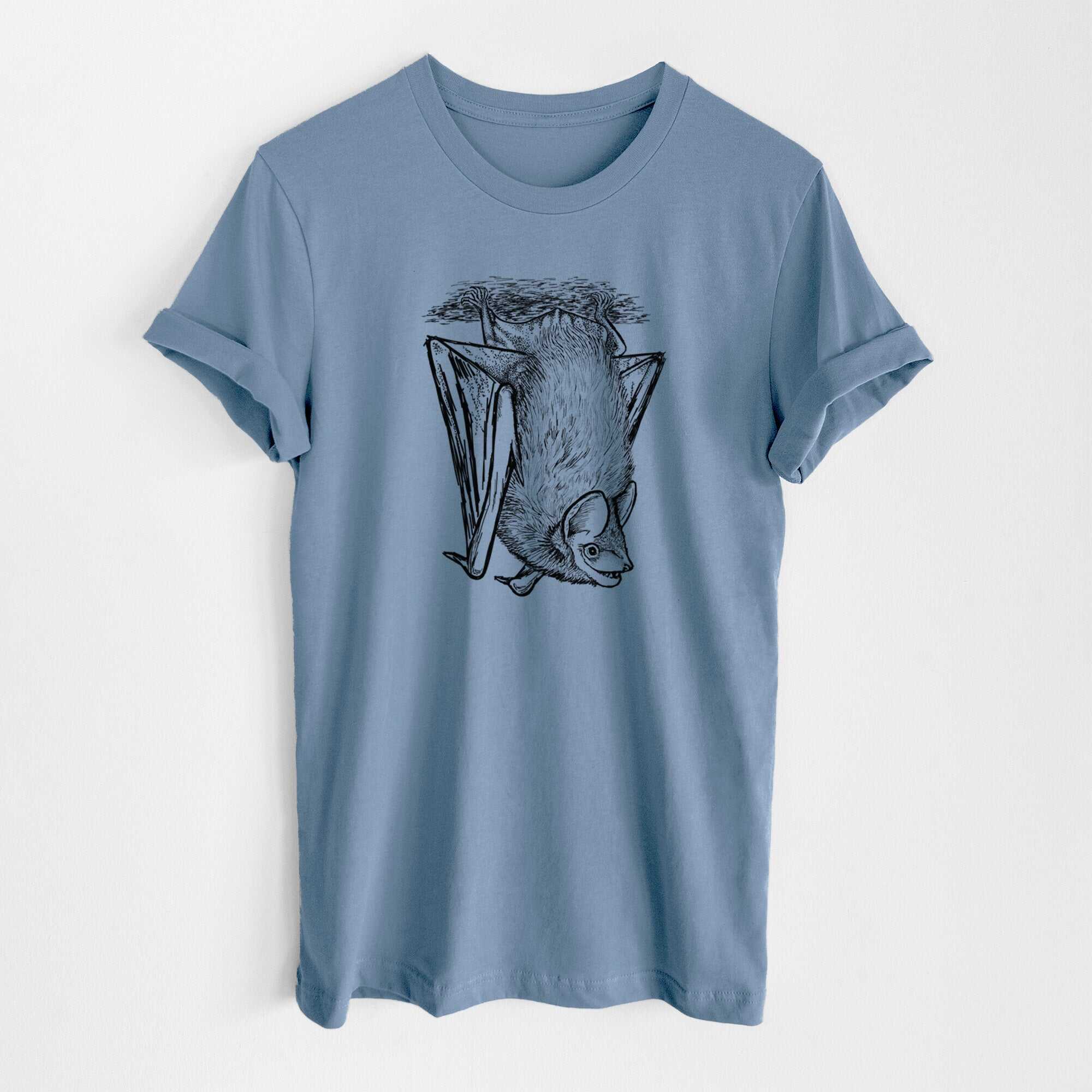 Eptesicus fuscus - Big Brown Bat - Lightweight 100% Cotton Unisex Crewneck