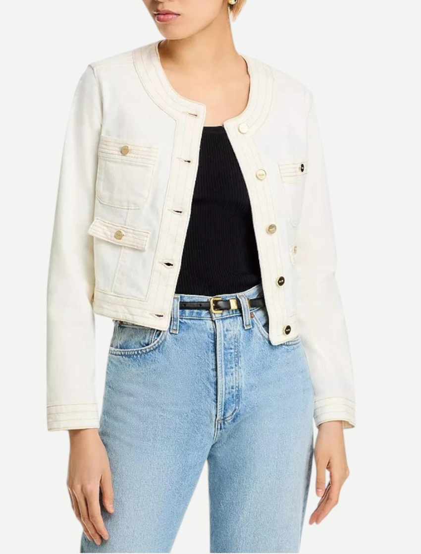 Paige Kiya Jacket in Toasted Ecru
