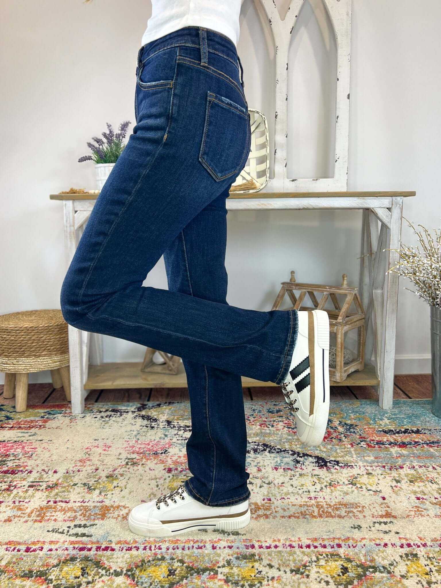 Lovervet by Vervet Day Dream Slim Straight Jeans