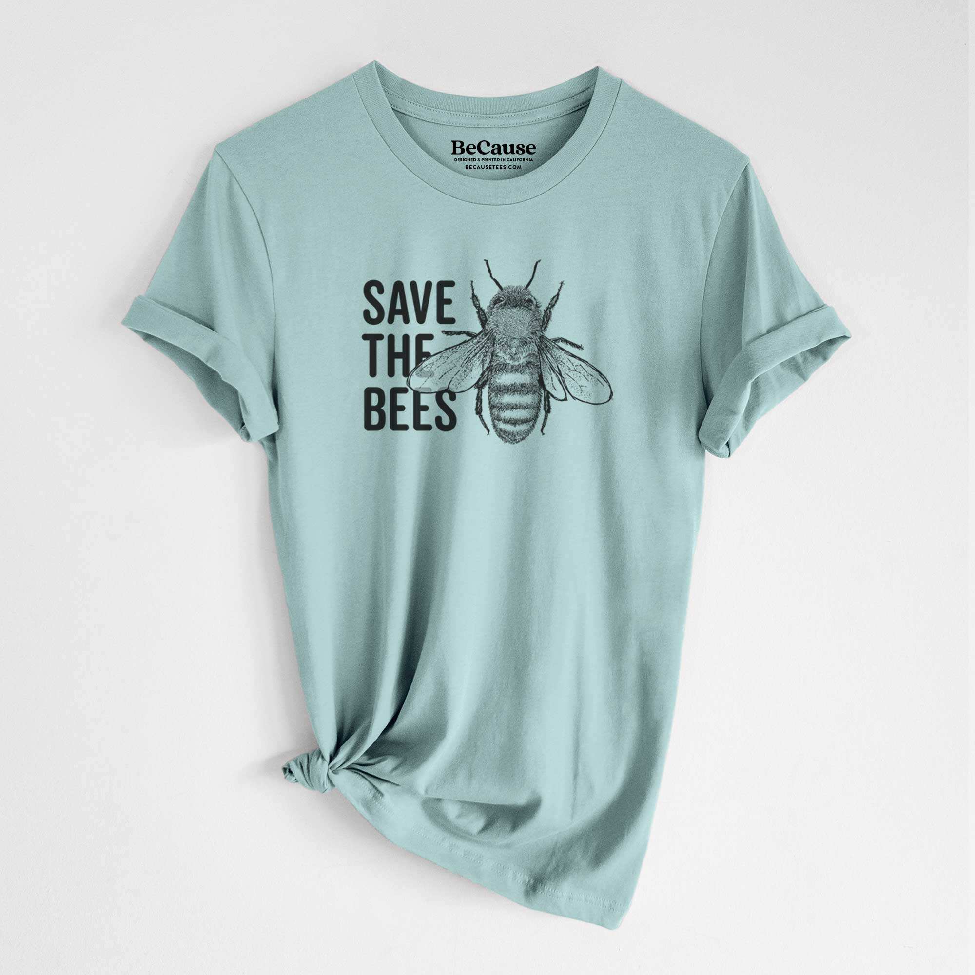 Save the Bees - Lightweight 100% Cotton Unisex Crewneck