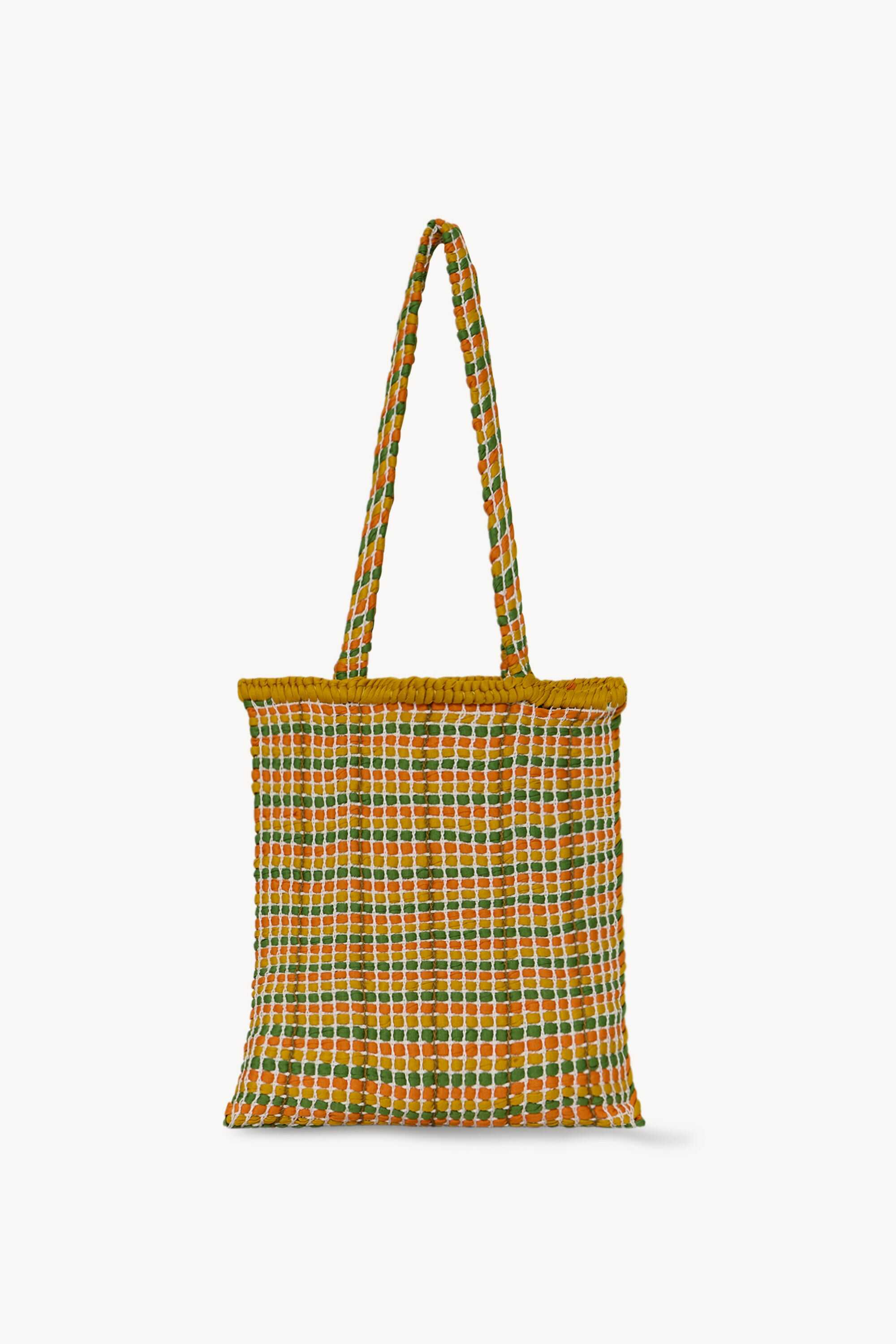 Haley Woven Tote Bag in Viscose
