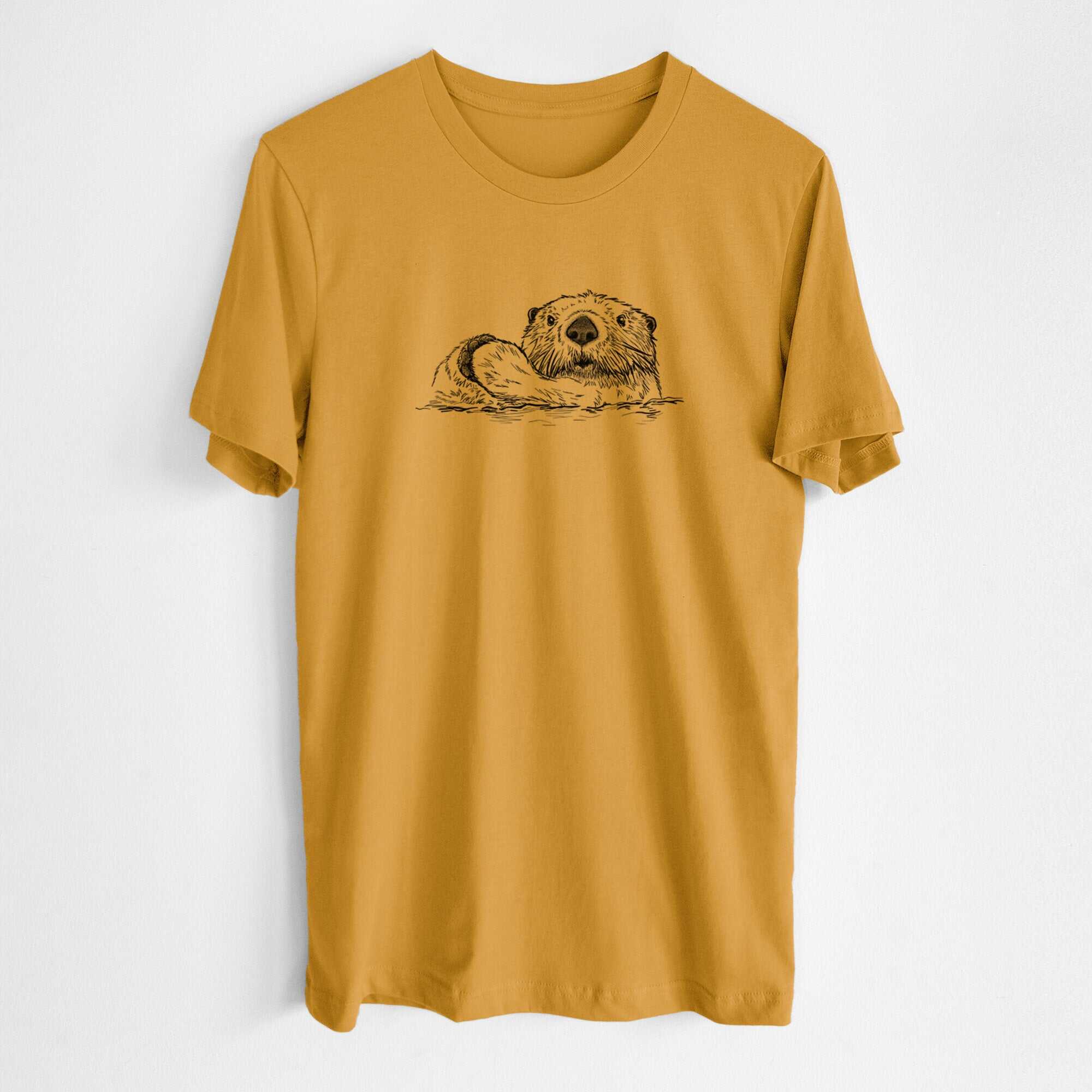 Northern Sea Otter - Enhydra lutris kenyoni - Lightweight 100% Cotton Unisex Crewneck