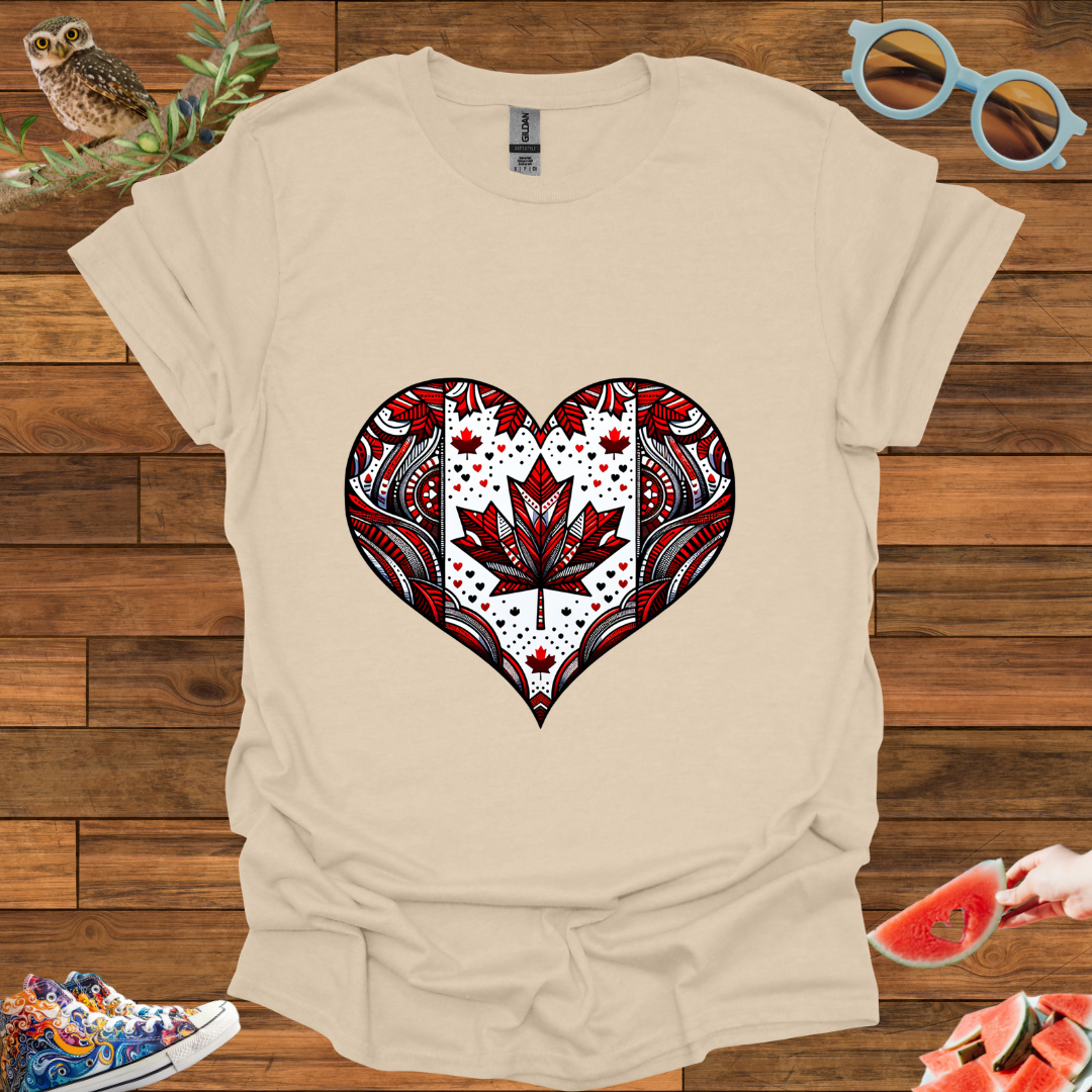 ZCKBDCanada Heart T-Shirt