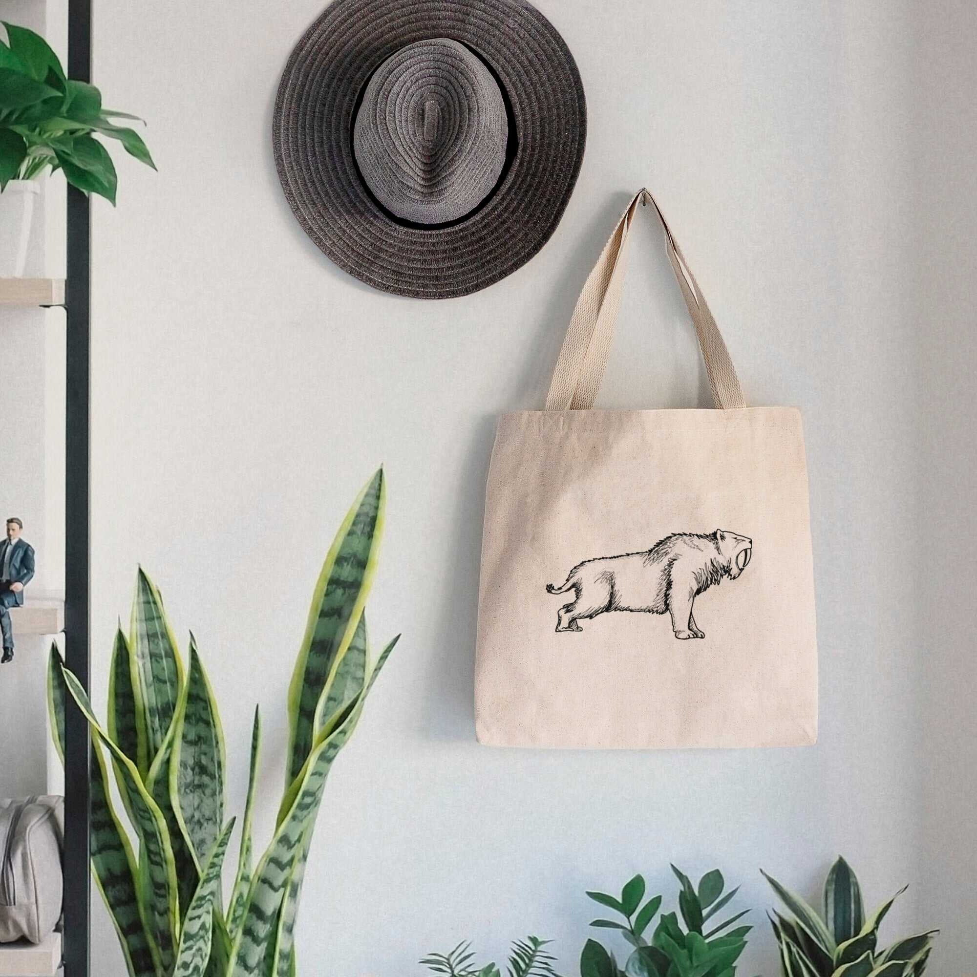 Saber-toothed Tiger - Smilodon - Tote Bag