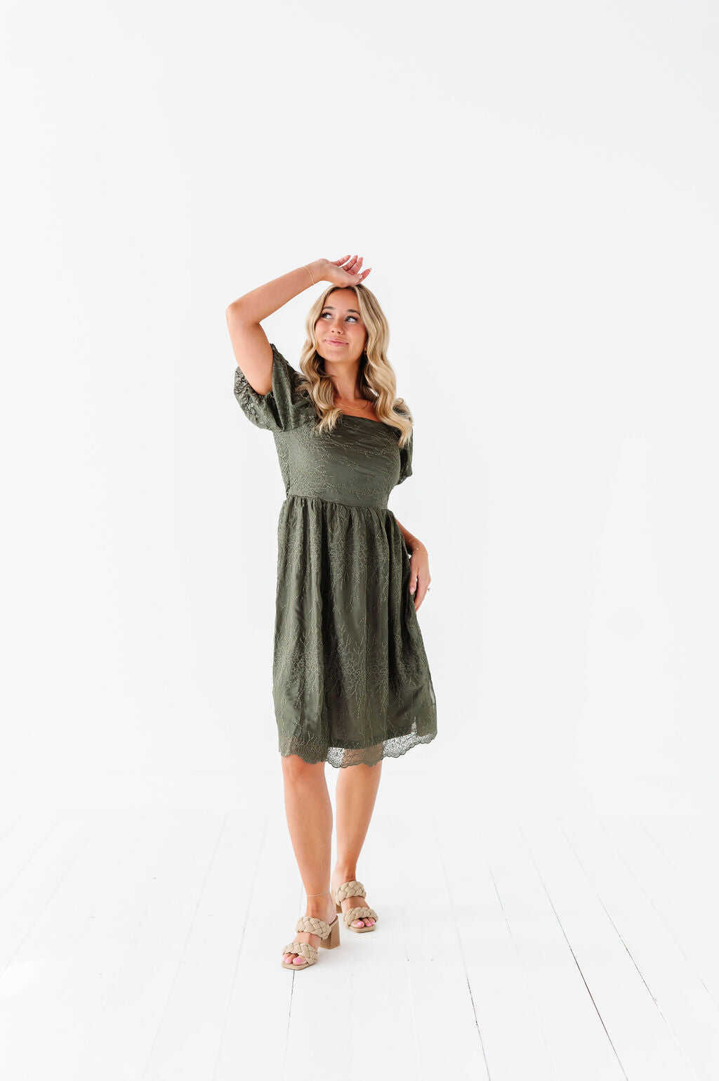 Blythe Embroidered Dress - Size 1XL, 2XL, & 3XL Left