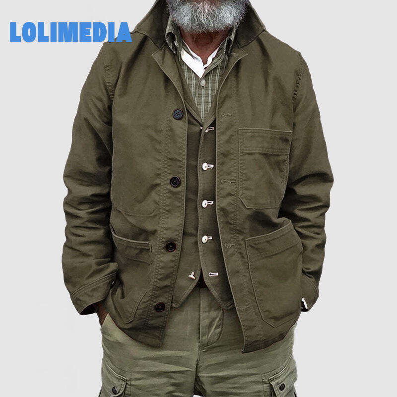 Men's Vintage Cotton Washed Jacket (NEW)