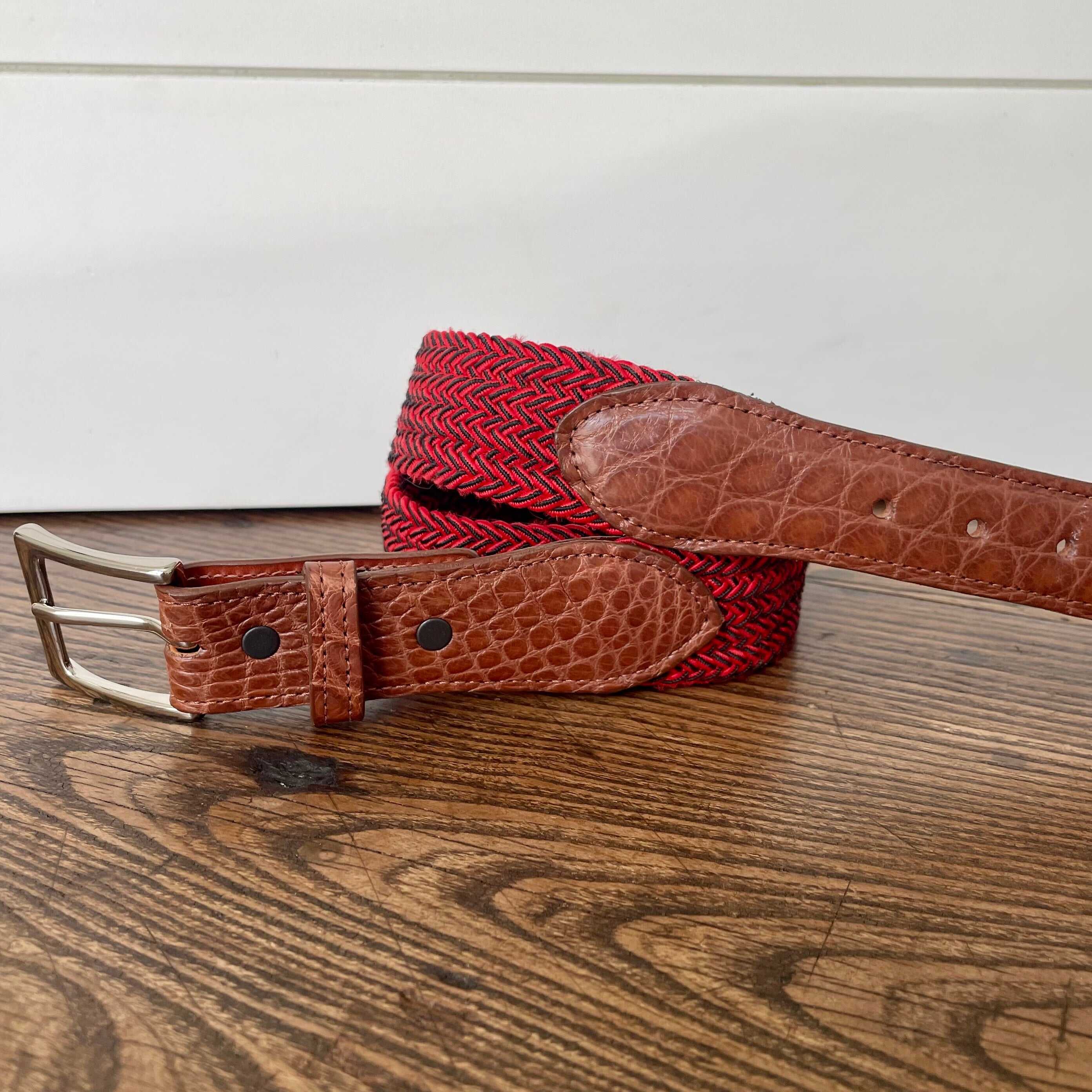 The Stretch Belt, Red & Black
