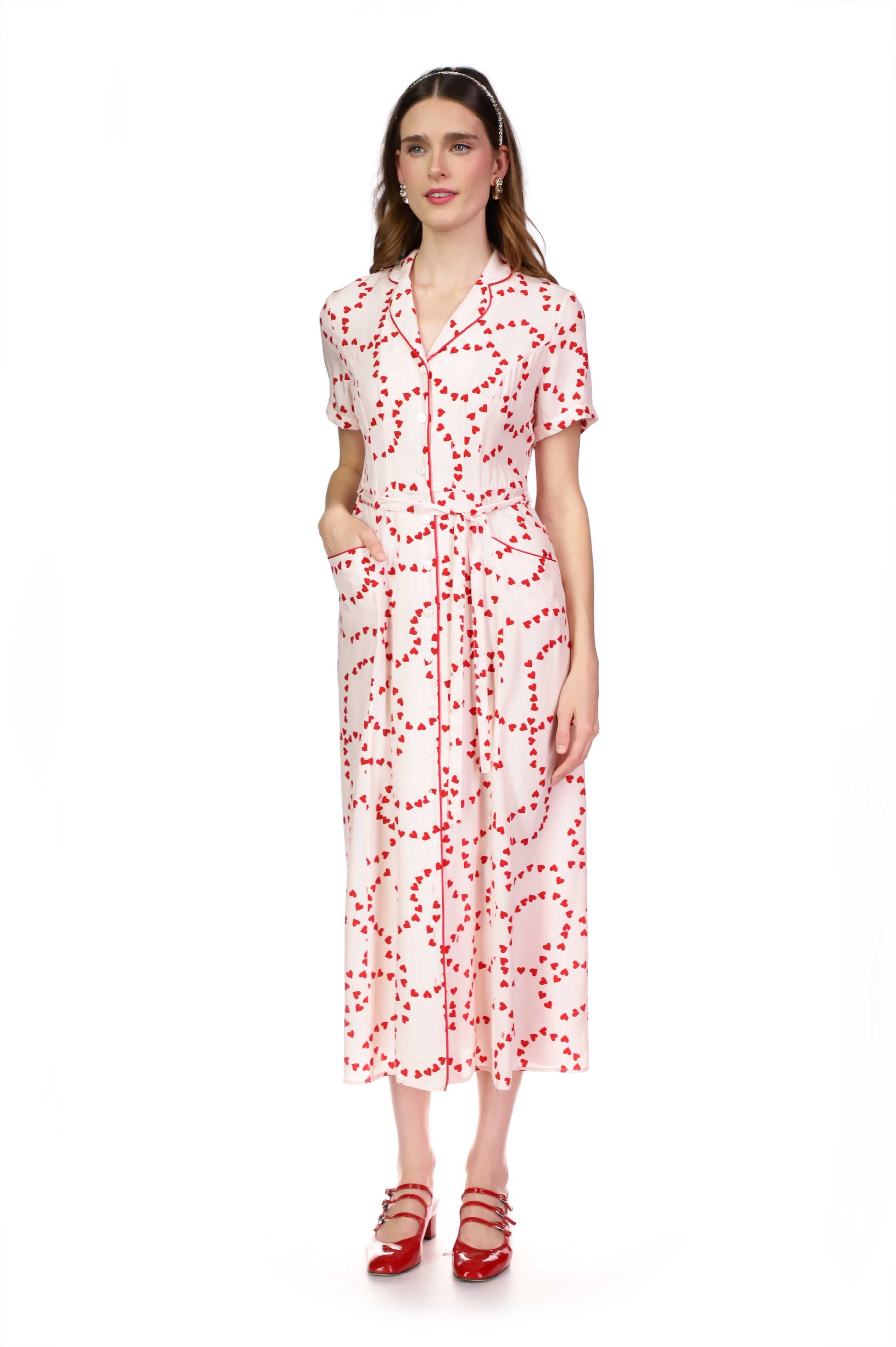 Silk Long Maria Dress