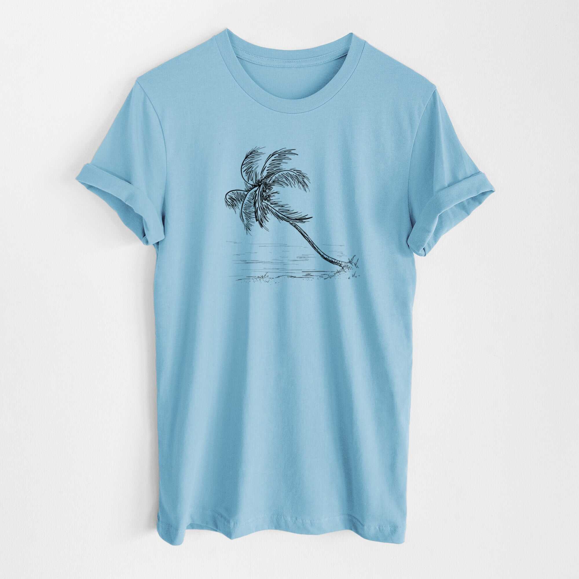 Coconut Palm - Cocos nucifera - Lightweight 100% Cotton Unisex Crewneck