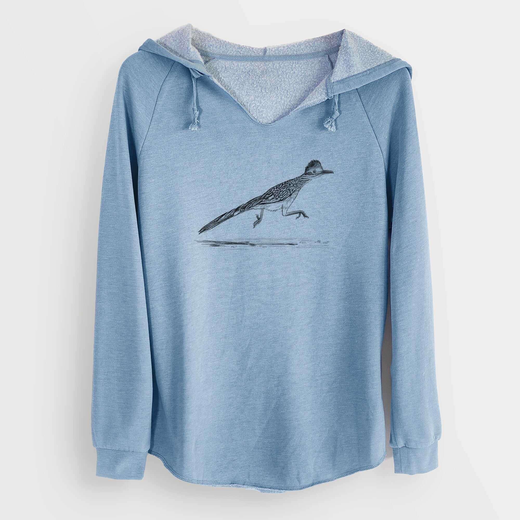 Greater Roadrunner - Geococcyx californianus - Cali Wave Hooded Sweatshirt