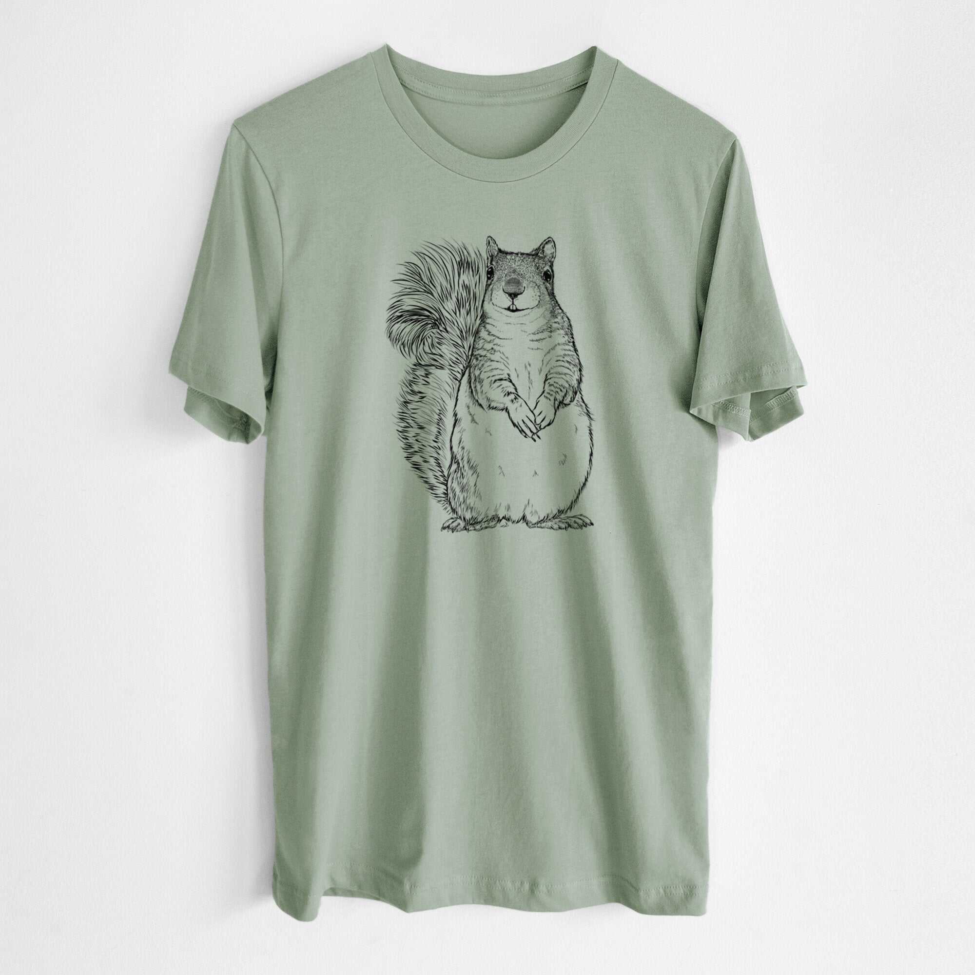 Western Grey Squirrel - Sciurus griseus - Lightweight 100% Cotton Unisex Crewneck