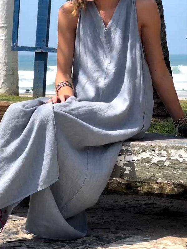 SUMMER Comfortable casual cotton and linen jumpsuit （BUY 2 GET FREE SHIPPING)