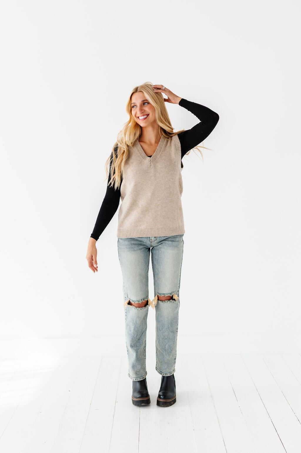 Dallas Sweater Vest - Size Small Left