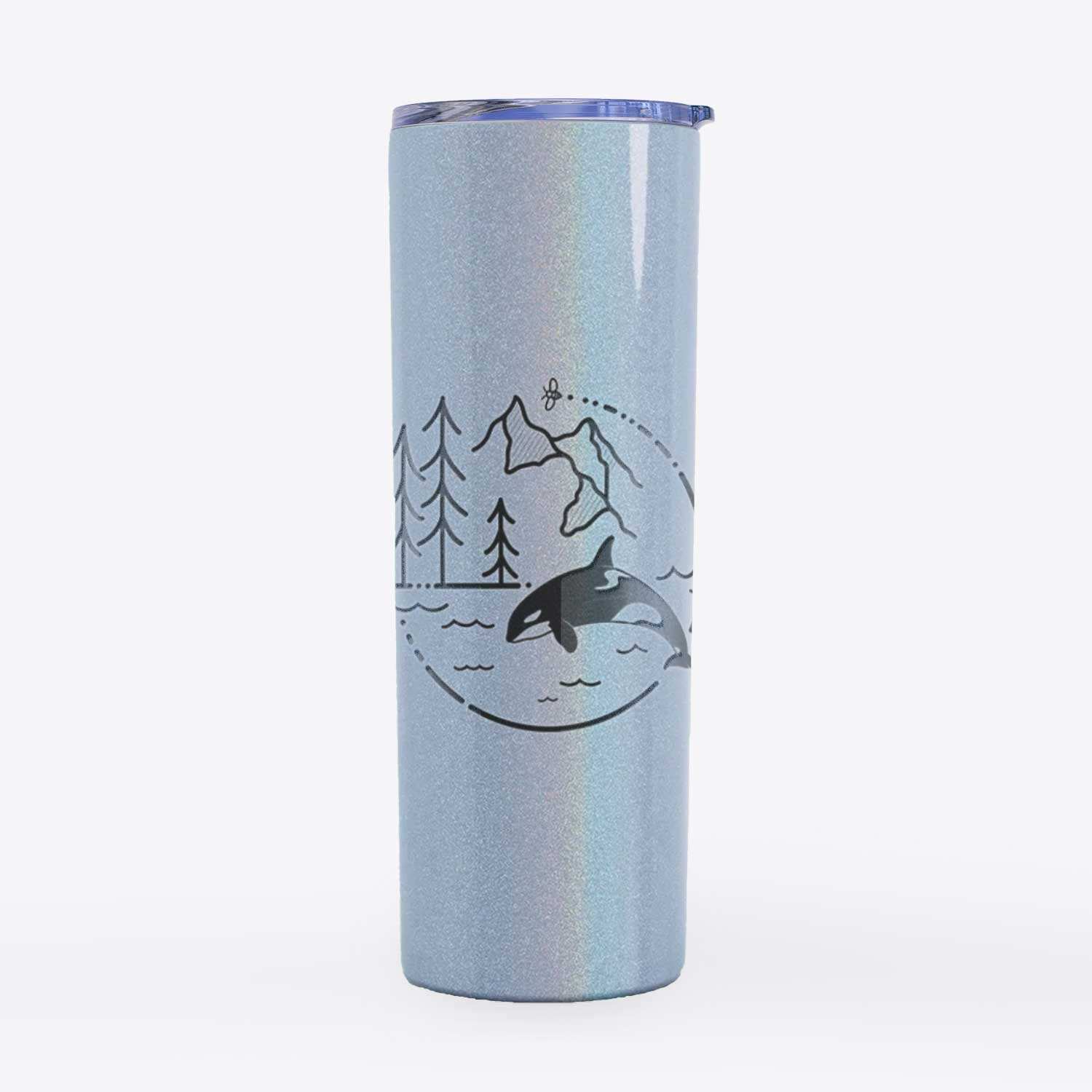 It's All Connected - Orca - 20oz Skinny Tumbler