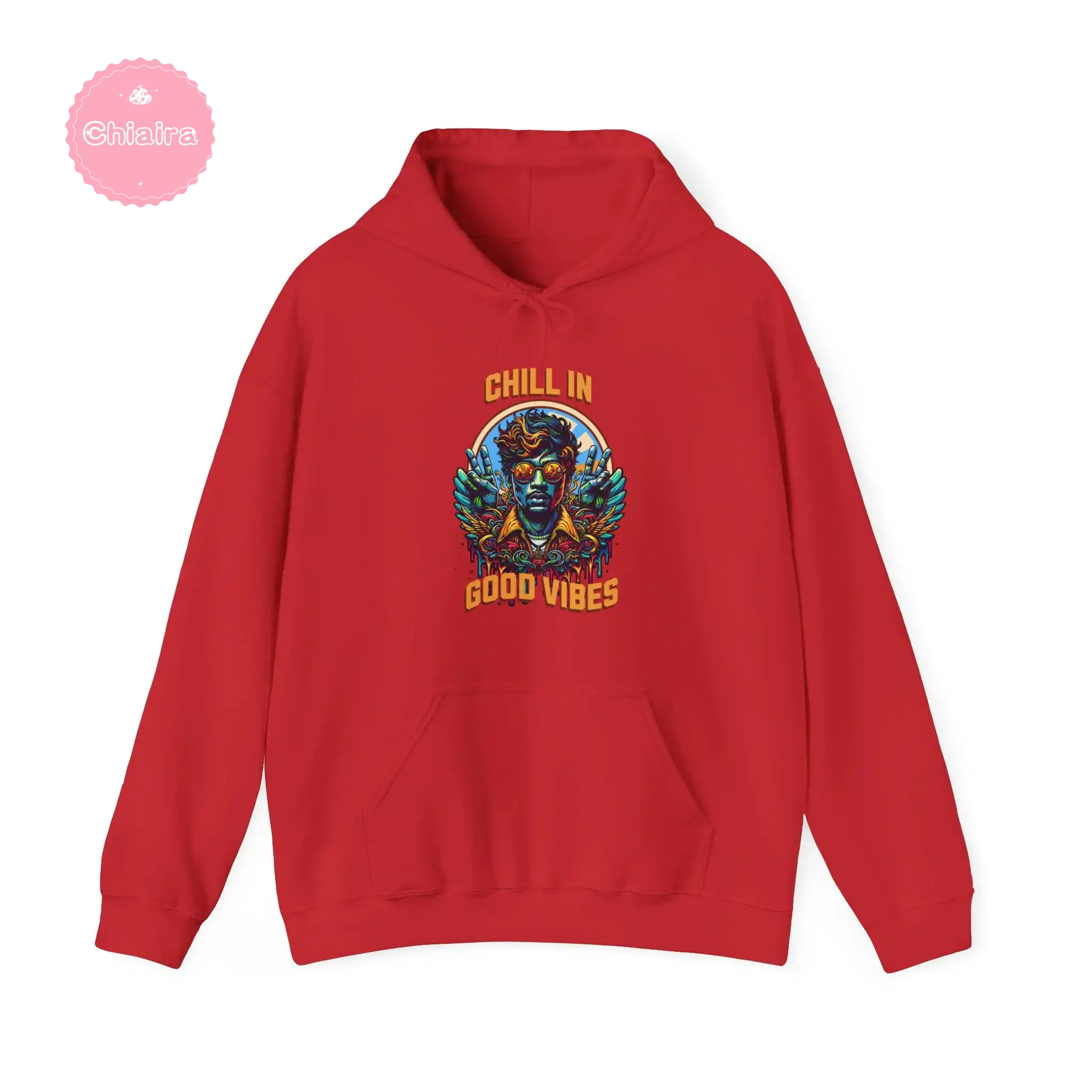 ChiairaJChill in good Vibes. Unisex Heavy Blend™ Hooded Sweatshirt