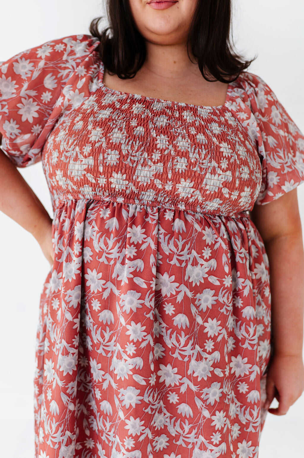 Kimberly Smocked Dress - Size 3X & 4X Left