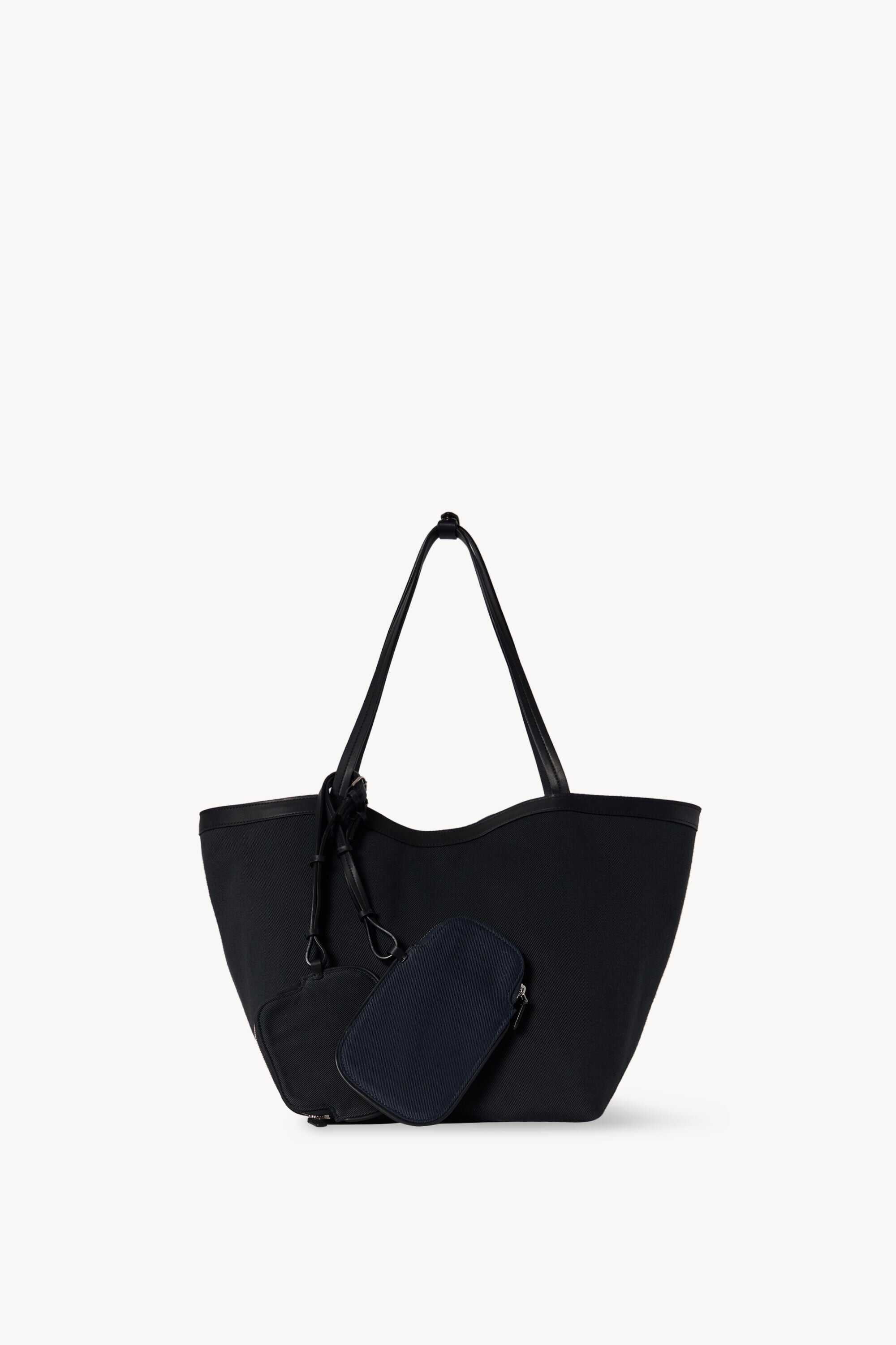 Park Tote Three Canvas Bag in Cotton and Leather