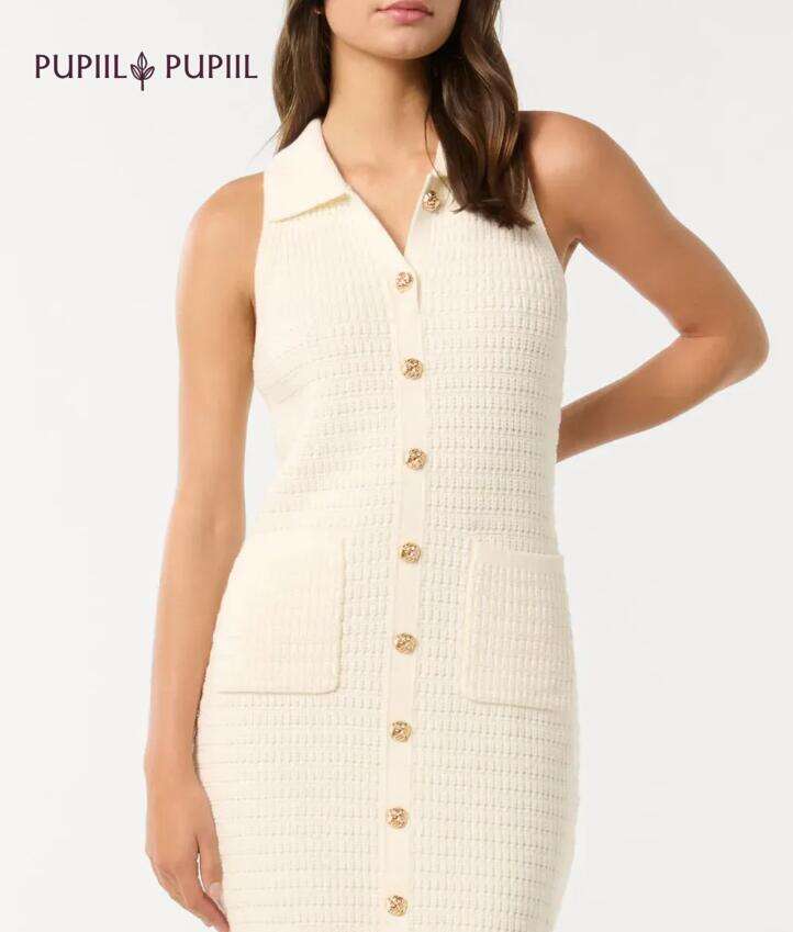 Textured Knit Mini Dress
