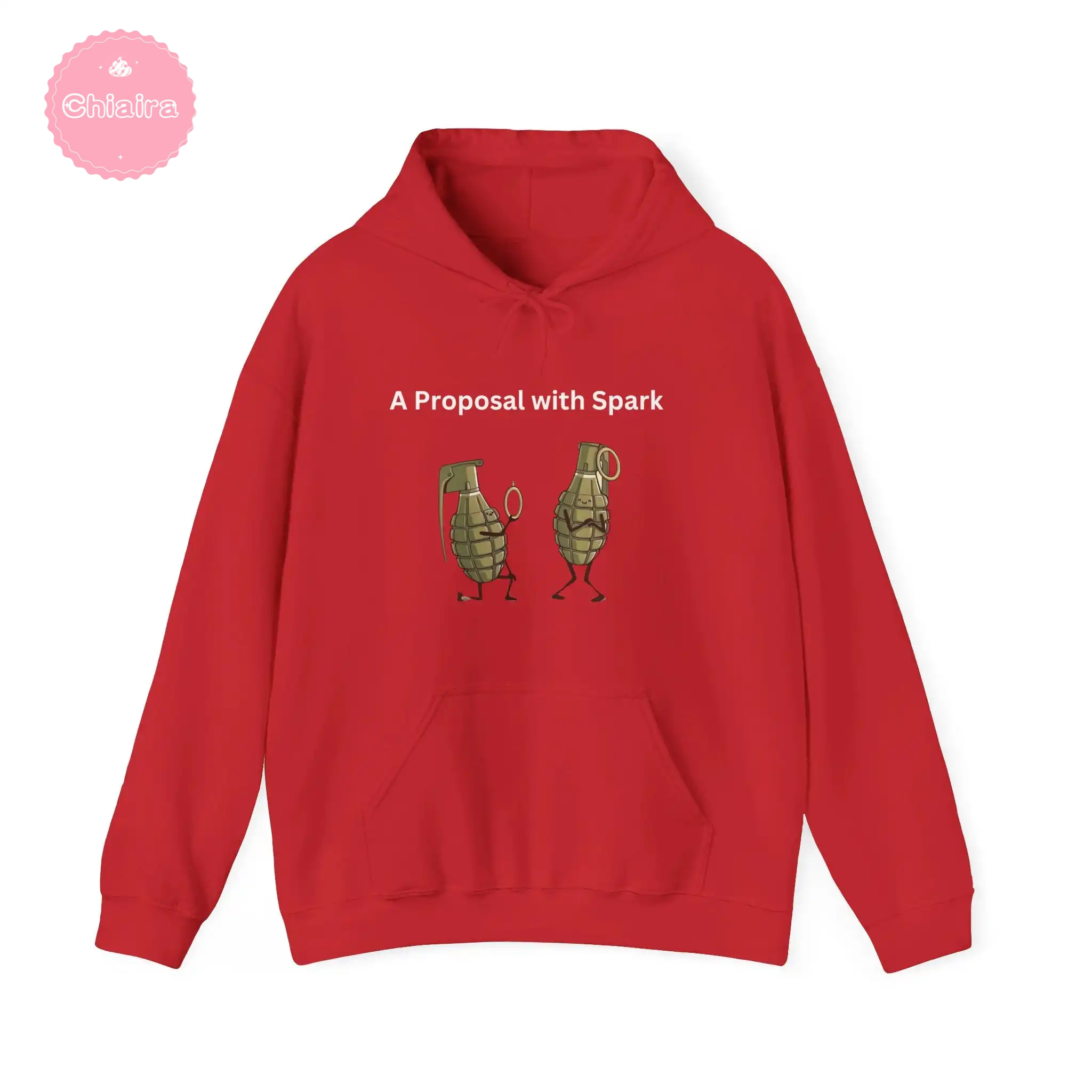 ChiairaJA Proposal with Spark. Unisex Heavy Blend™ Hooded Sweatshirt