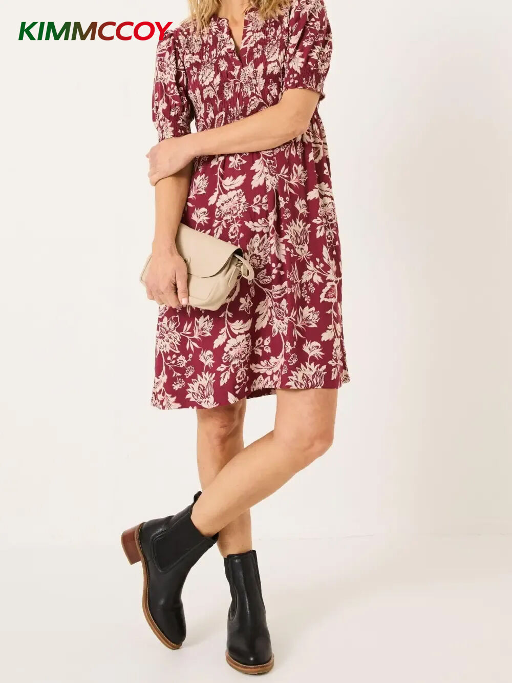 Burgundy Red Juniper Dress