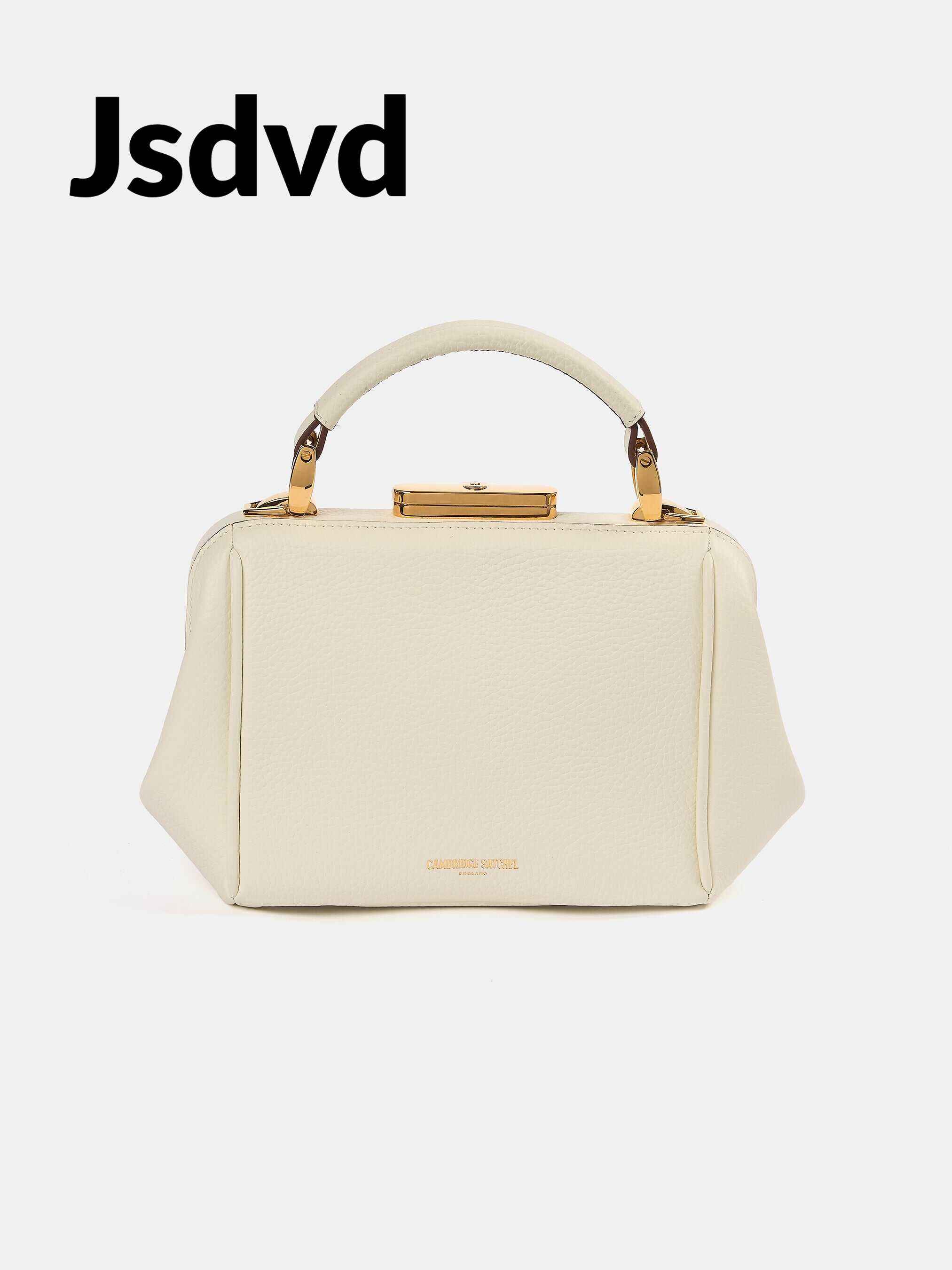 The Mini Sophie - Cream Calf Grain