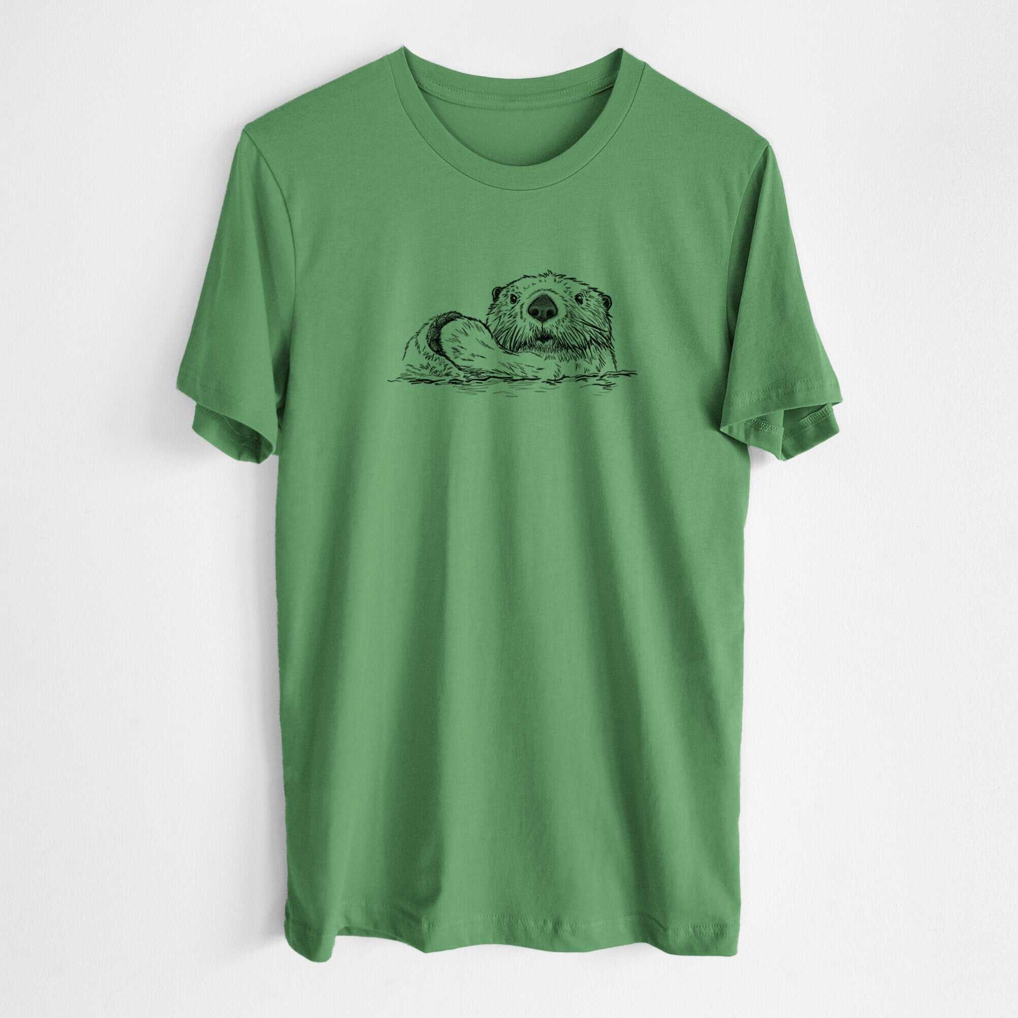 Northern Sea Otter - Enhydra lutris kenyoni - Lightweight 100% Cotton Unisex Crewneck