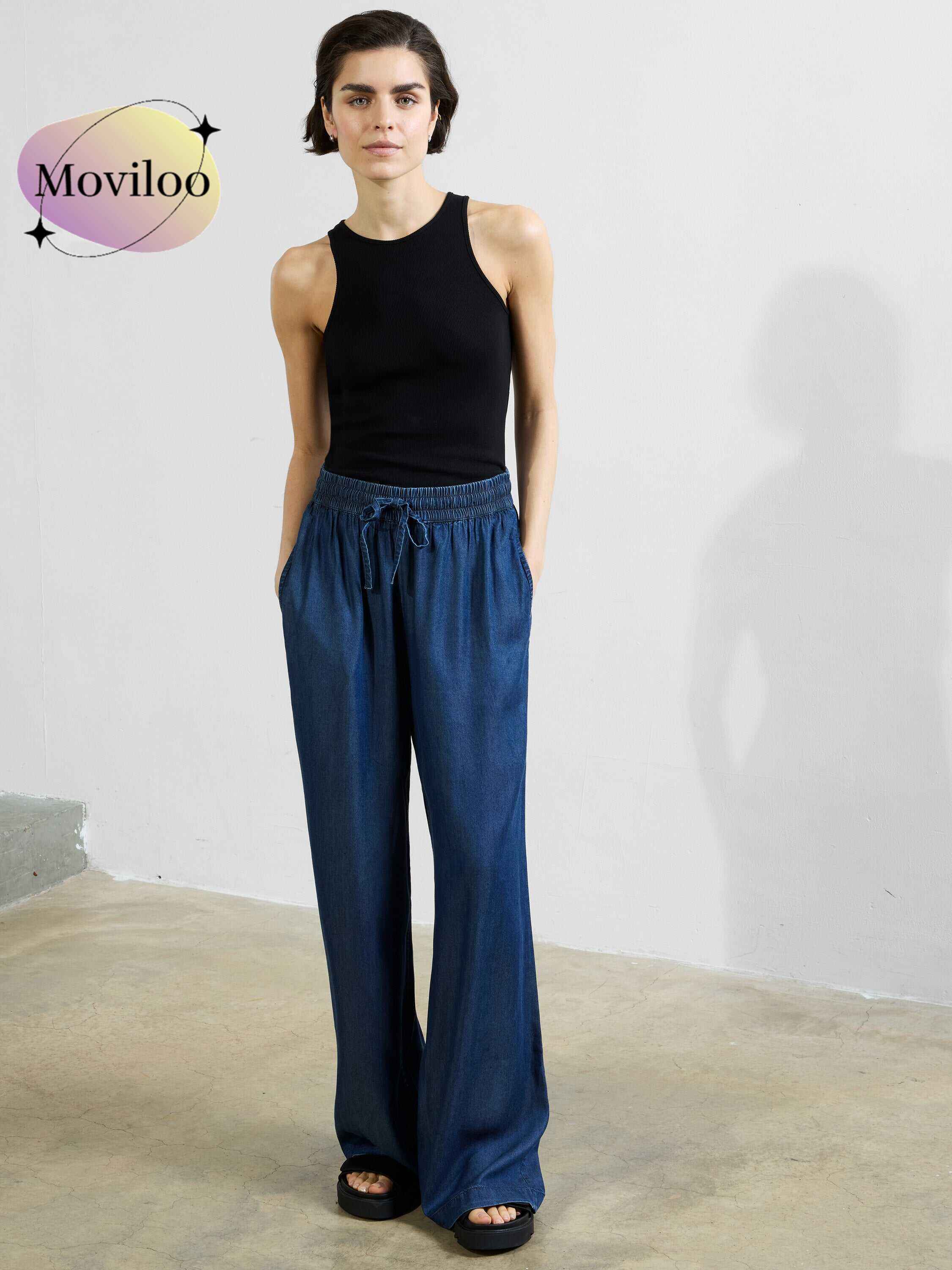 Collorado Denim Fluid Trousers