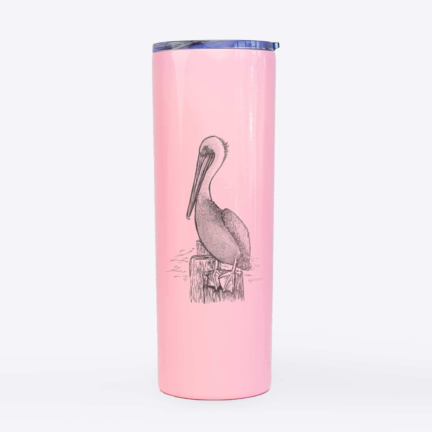 Pelecanus occidentalis - Brown Pelican - 20oz Skinny Tumbler