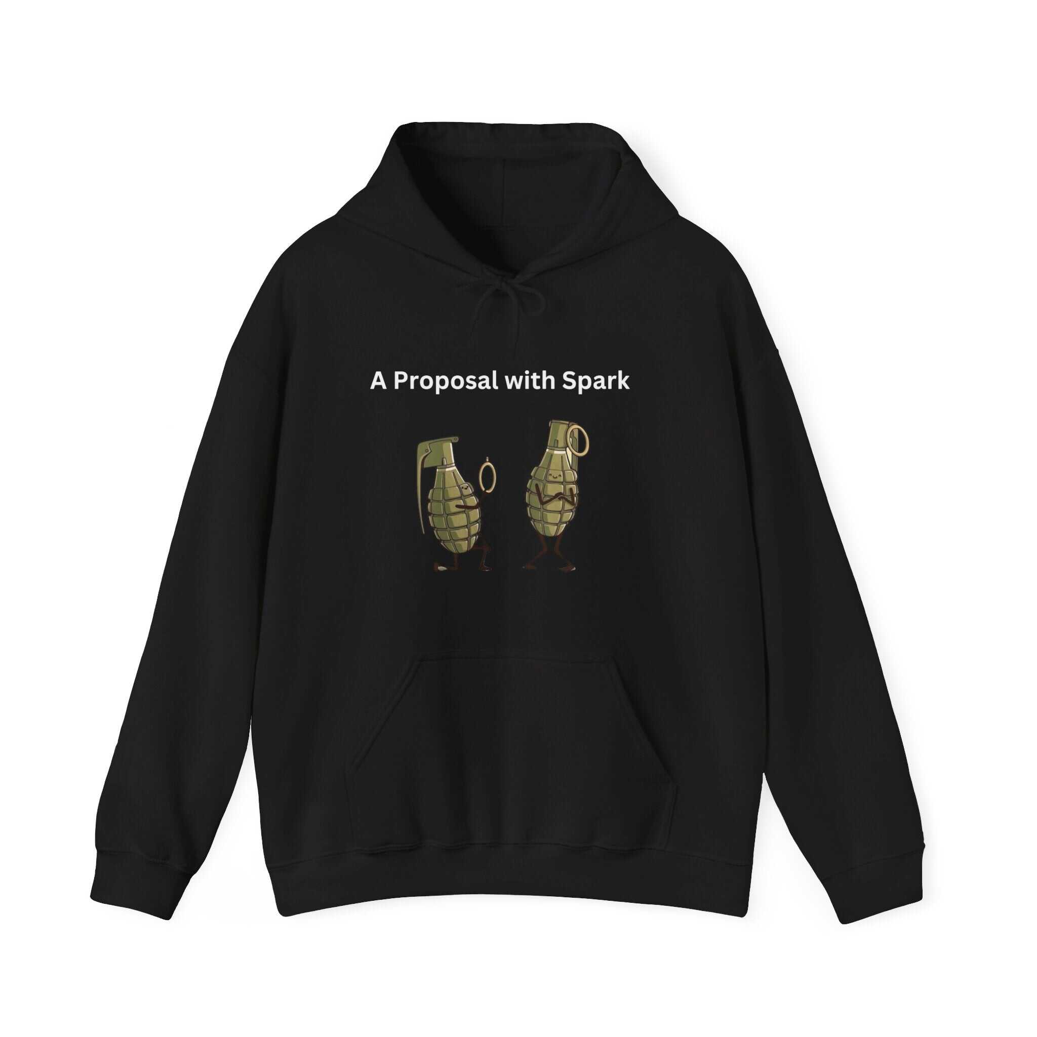 ZCKBDA Proposal with Spark. Unisex Heavy Blend™ Hooded Sweatshirt