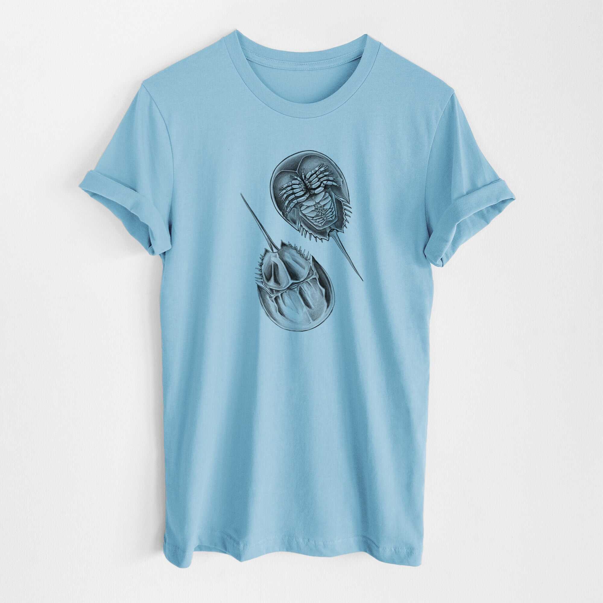 Atlantic Horseshoe Crab - Limulidae polyphemus - Lightweight 100% Cotton Unisex Crewneck