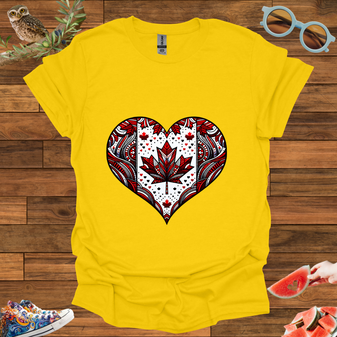 ZCKBDCanada Heart T-Shirt