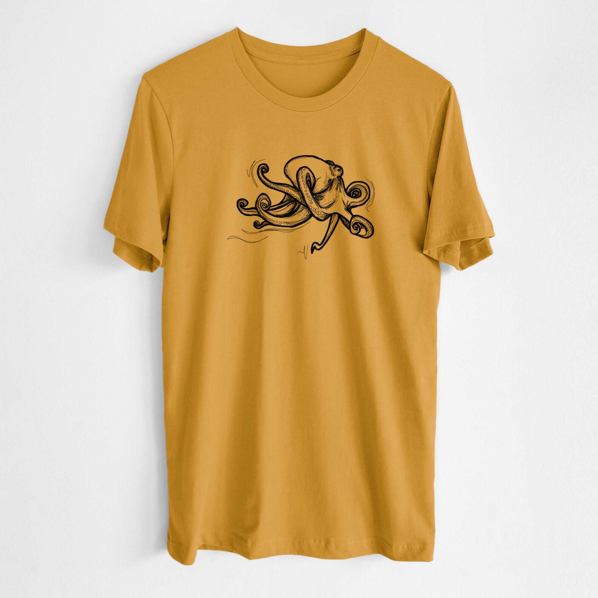 Giant Pacific Octopus - Lightweight 100% Cotton Unisex Crewneck