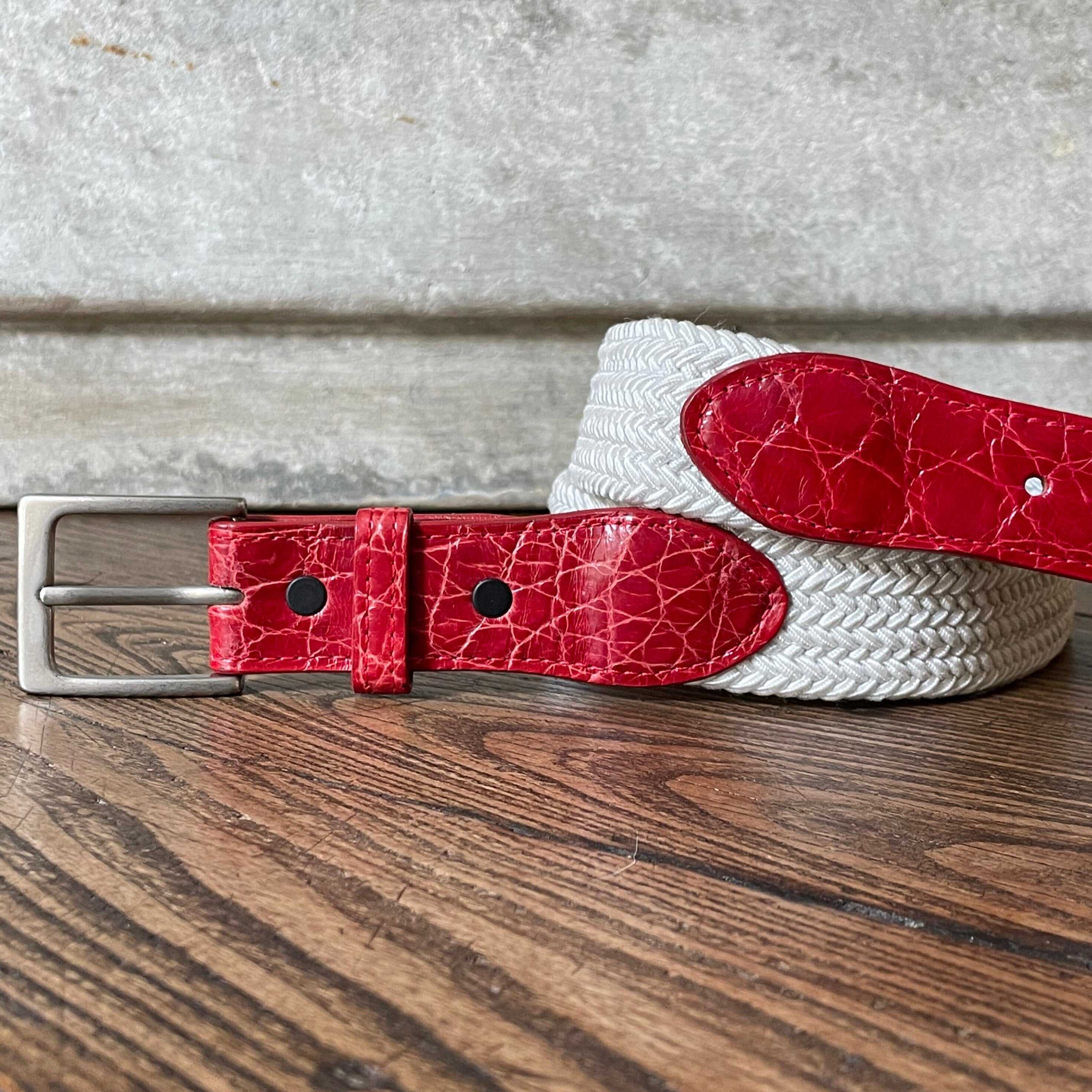 The Stretch Belt, White