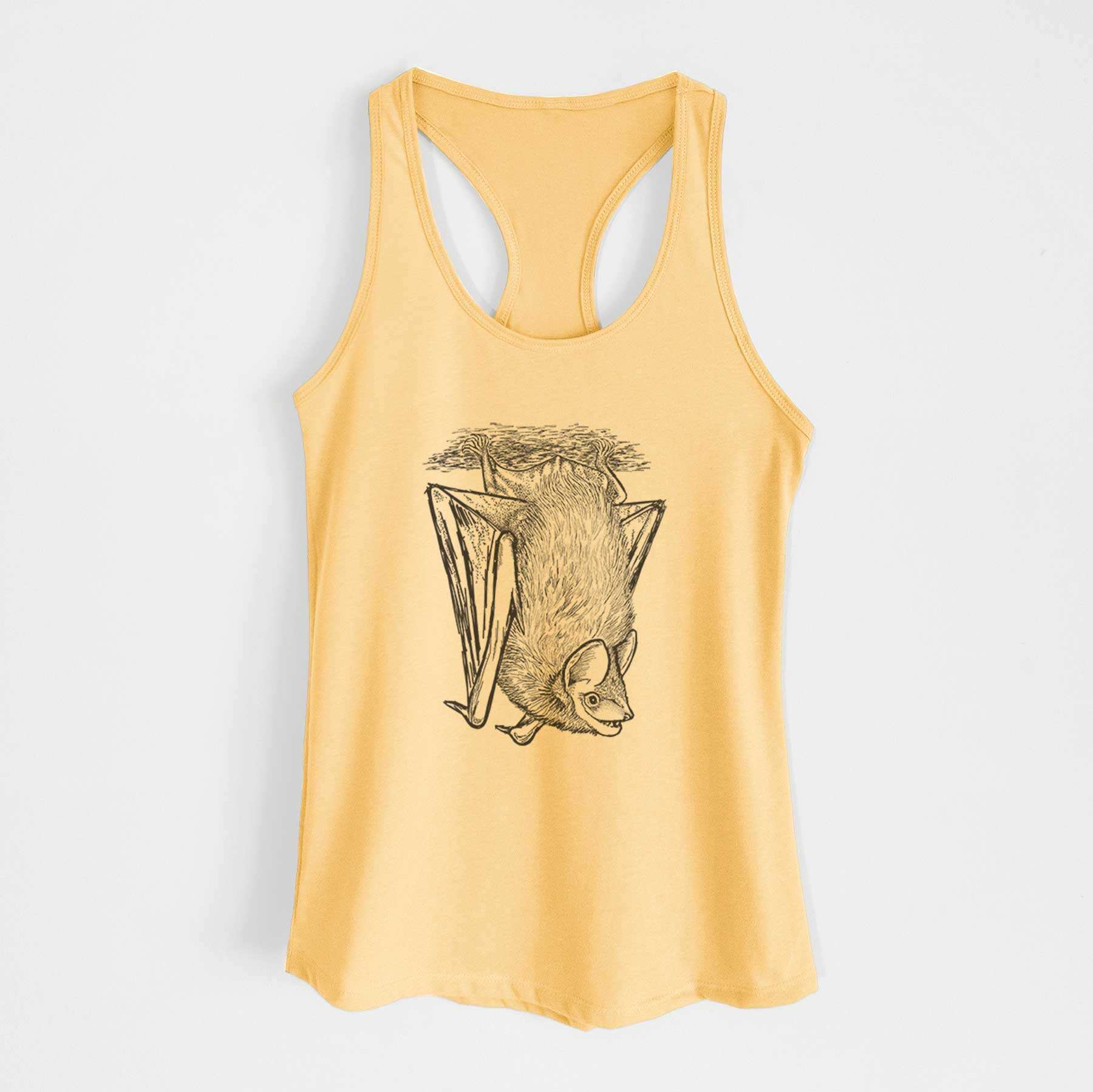 Eptesicus fuscus - Big Brown Bat - Women's Racerback Tanktop