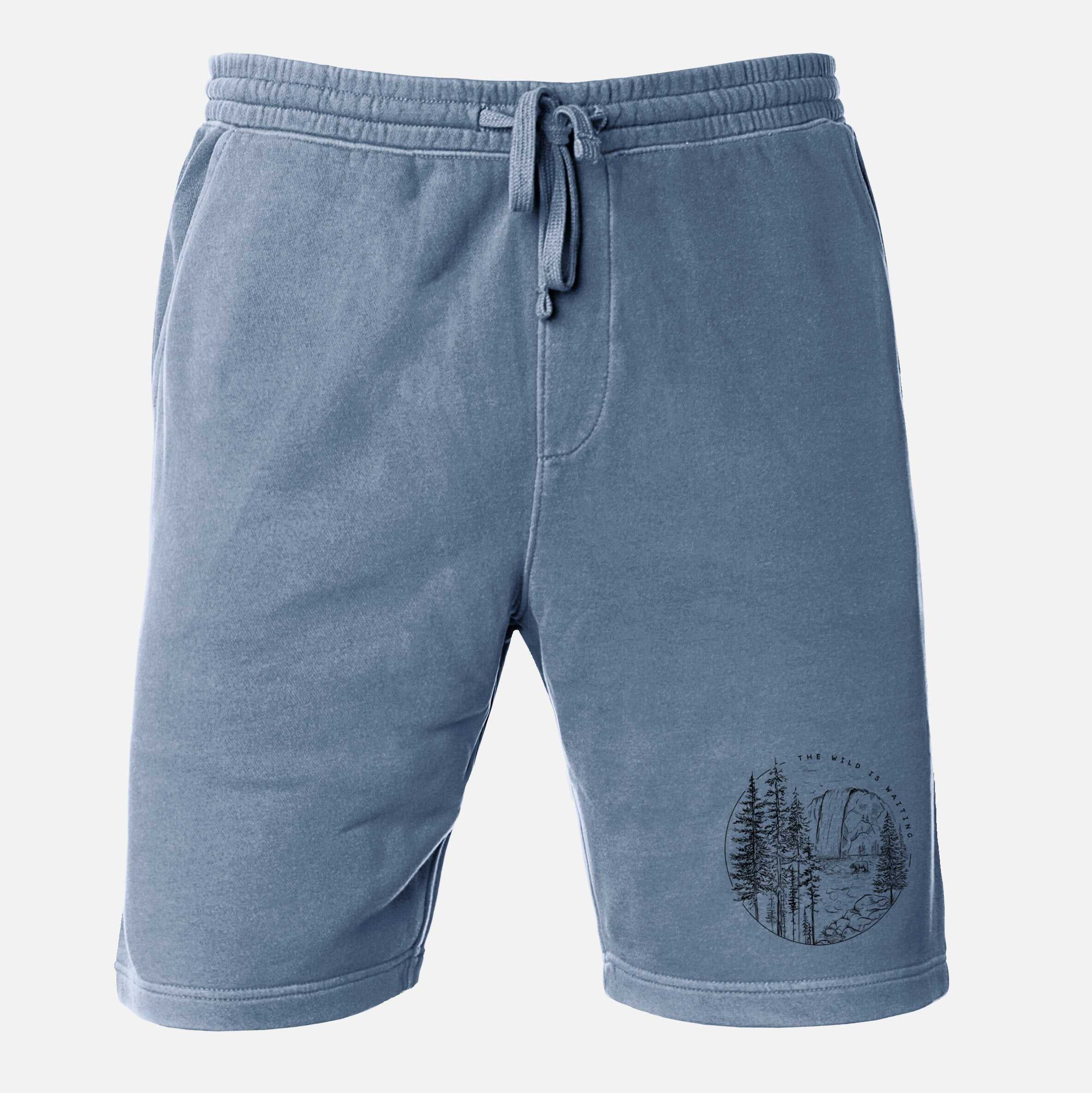 The Wild is Waiting - Unisex Pigment Dyed Shorts