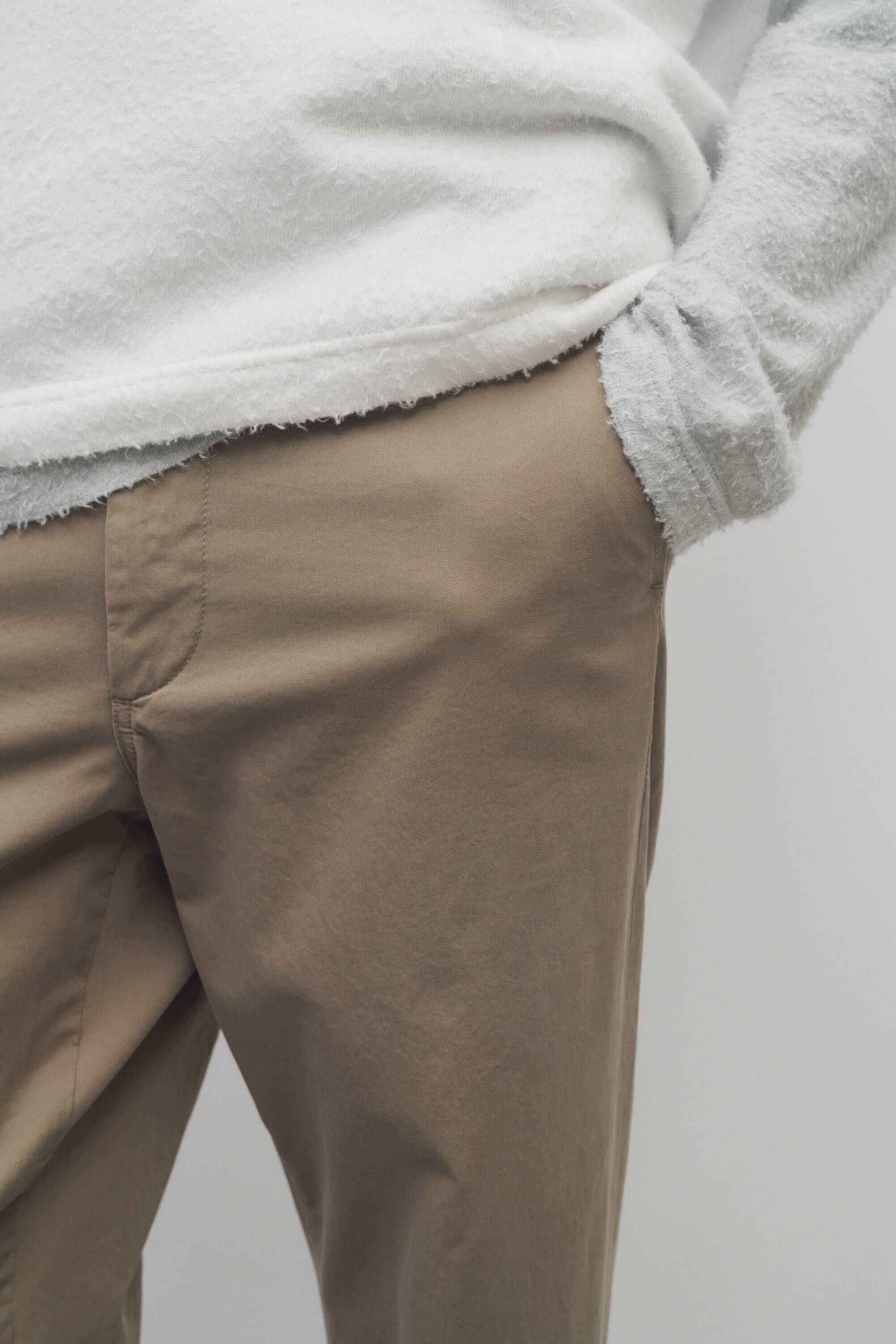 Zack Pant in Cotton and Cashmere