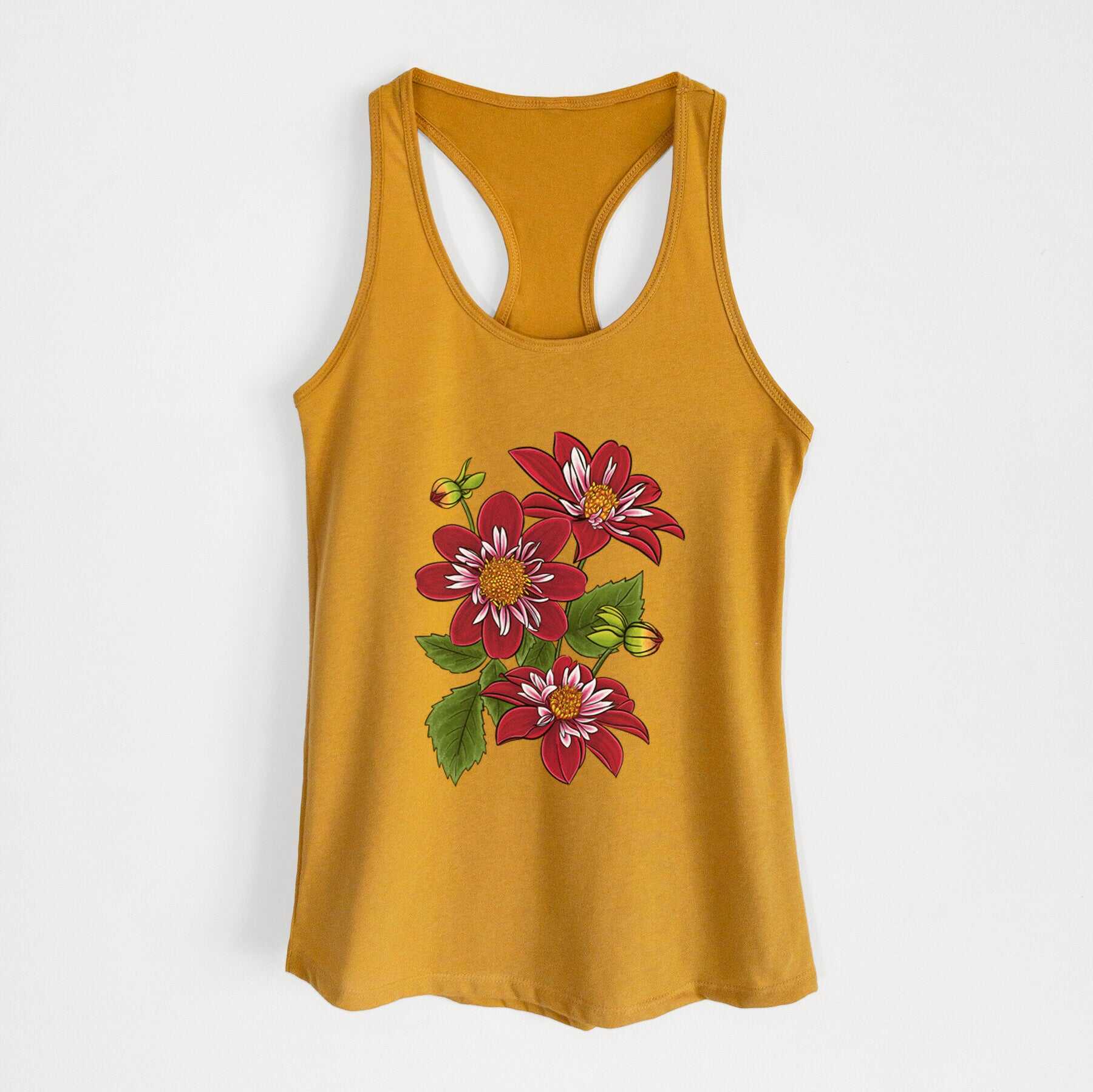 Dahlia Collarette - Night Butterfly - Women's Racerback Tanktop